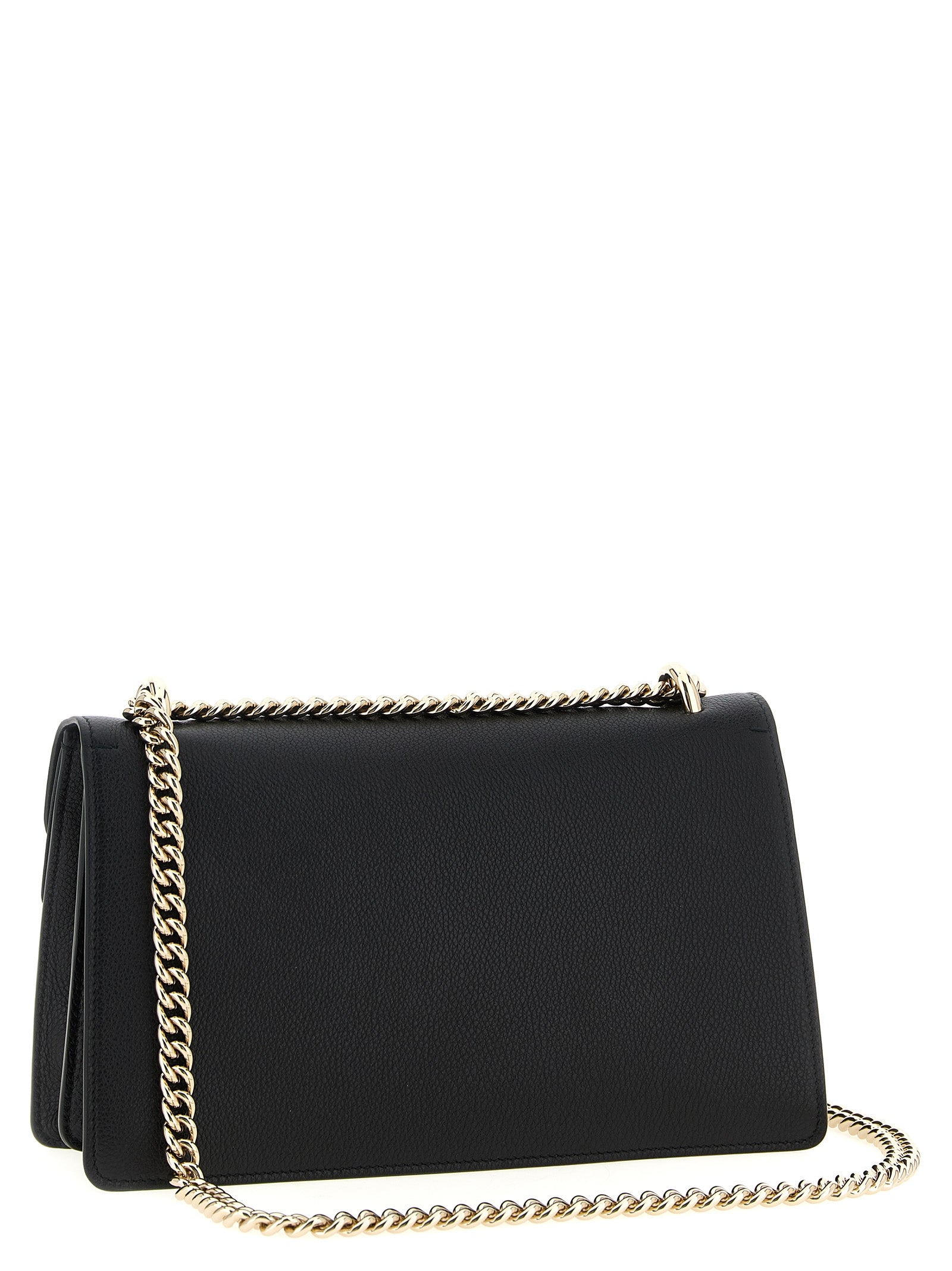 Gucci Schwarze Kalbsleder-Schultertasche