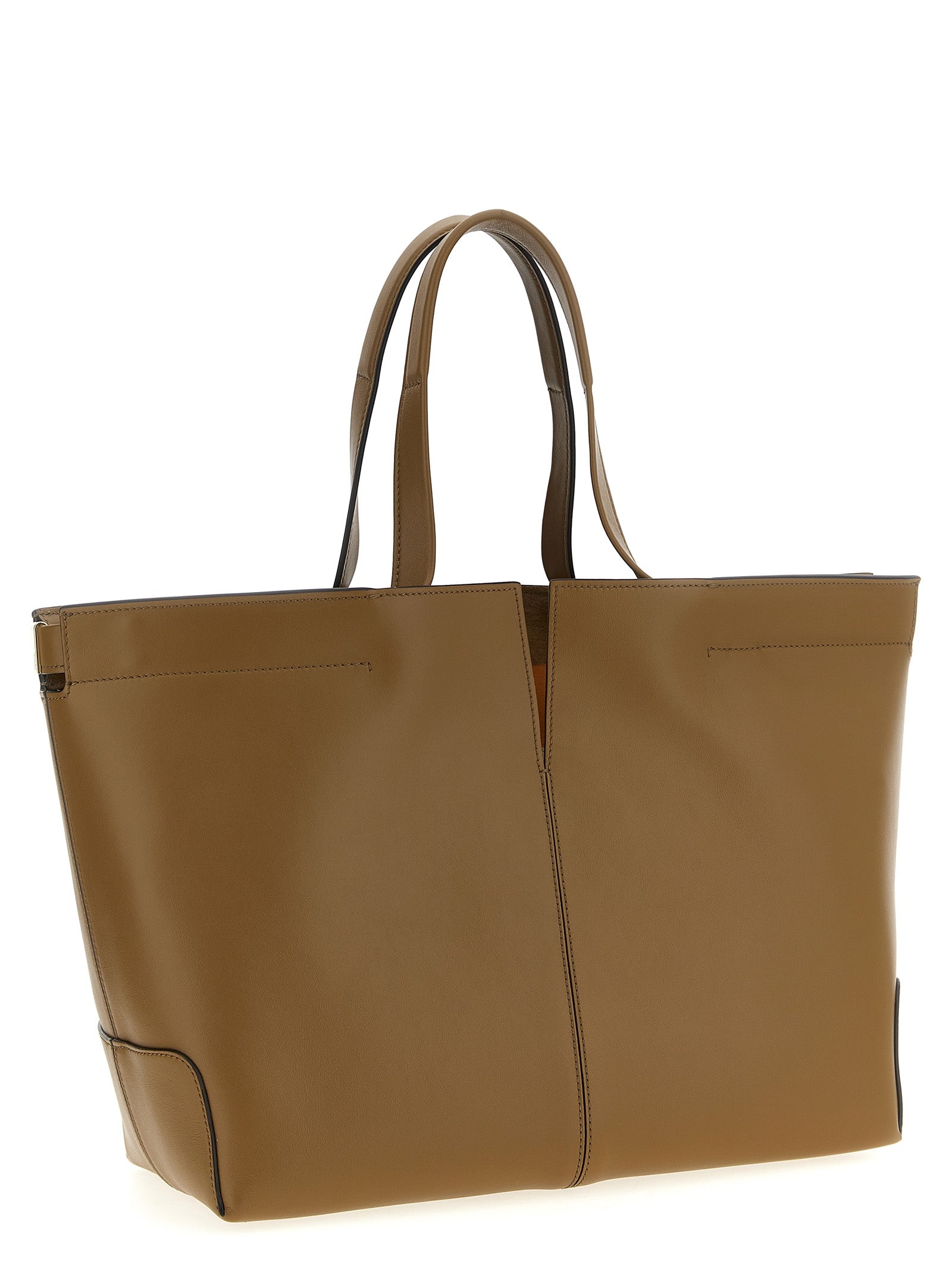 Tod's Zweifarbige Kalbsleder-Tote Bag