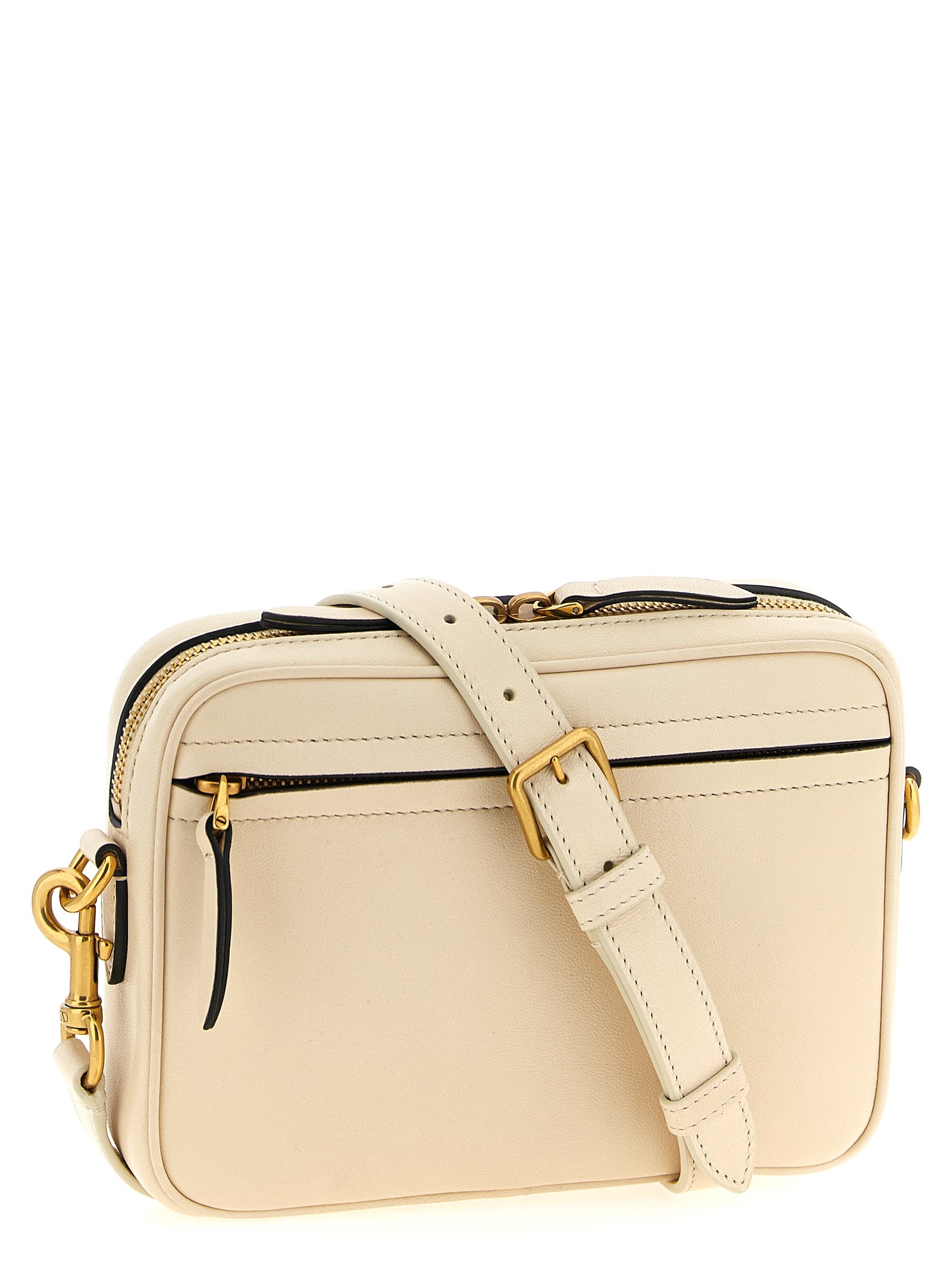 Valentino Garavani Bicolor Lammleder Crossbody Bag