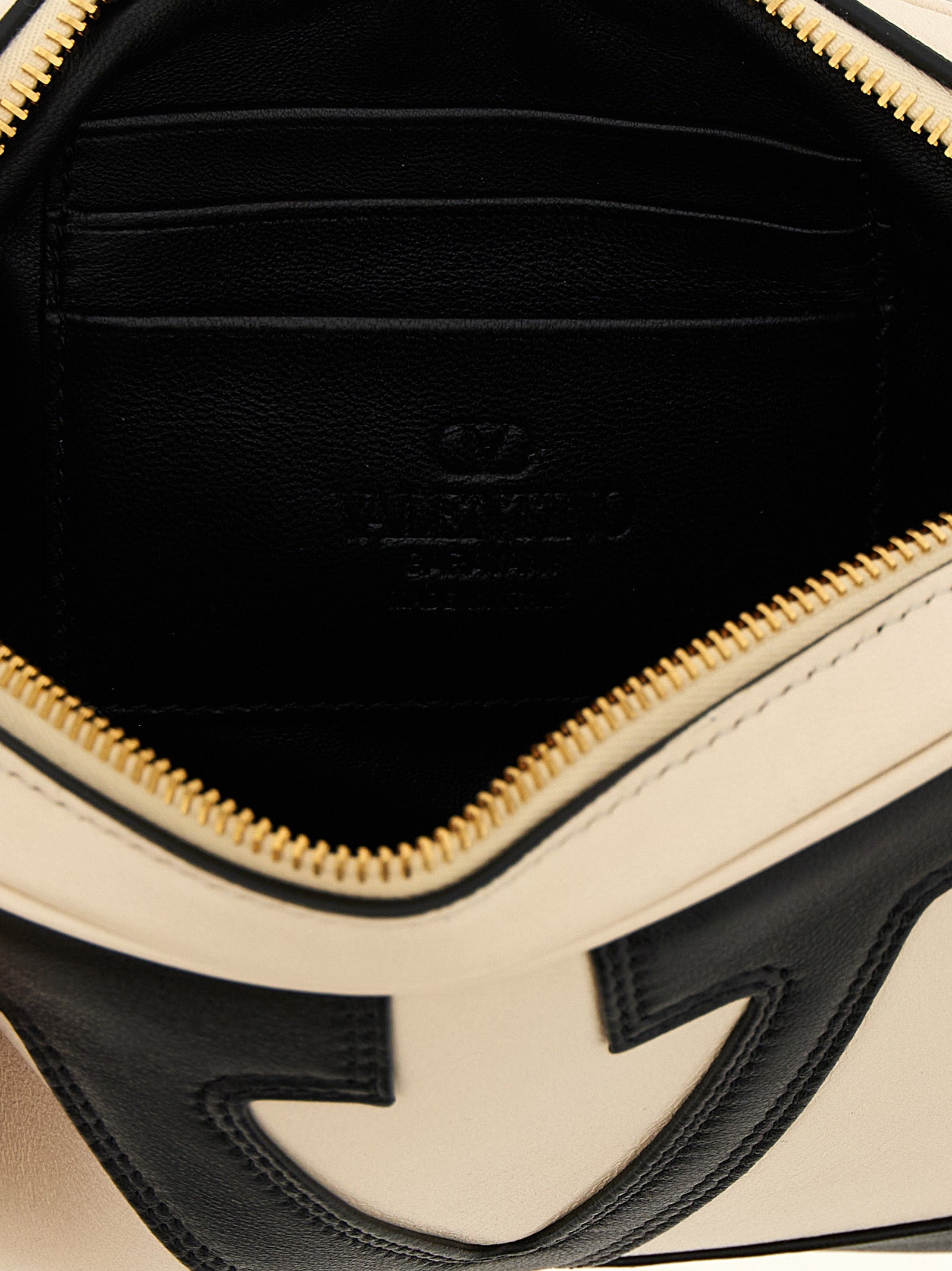Valentino Garavani Bicolor Lammleder Crossbody Bag