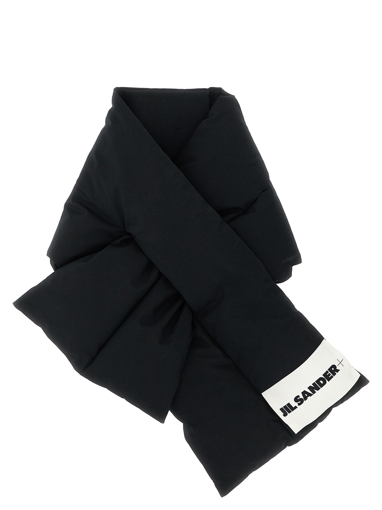 Jil Sander Schwarzer Baumwoll-Foulard