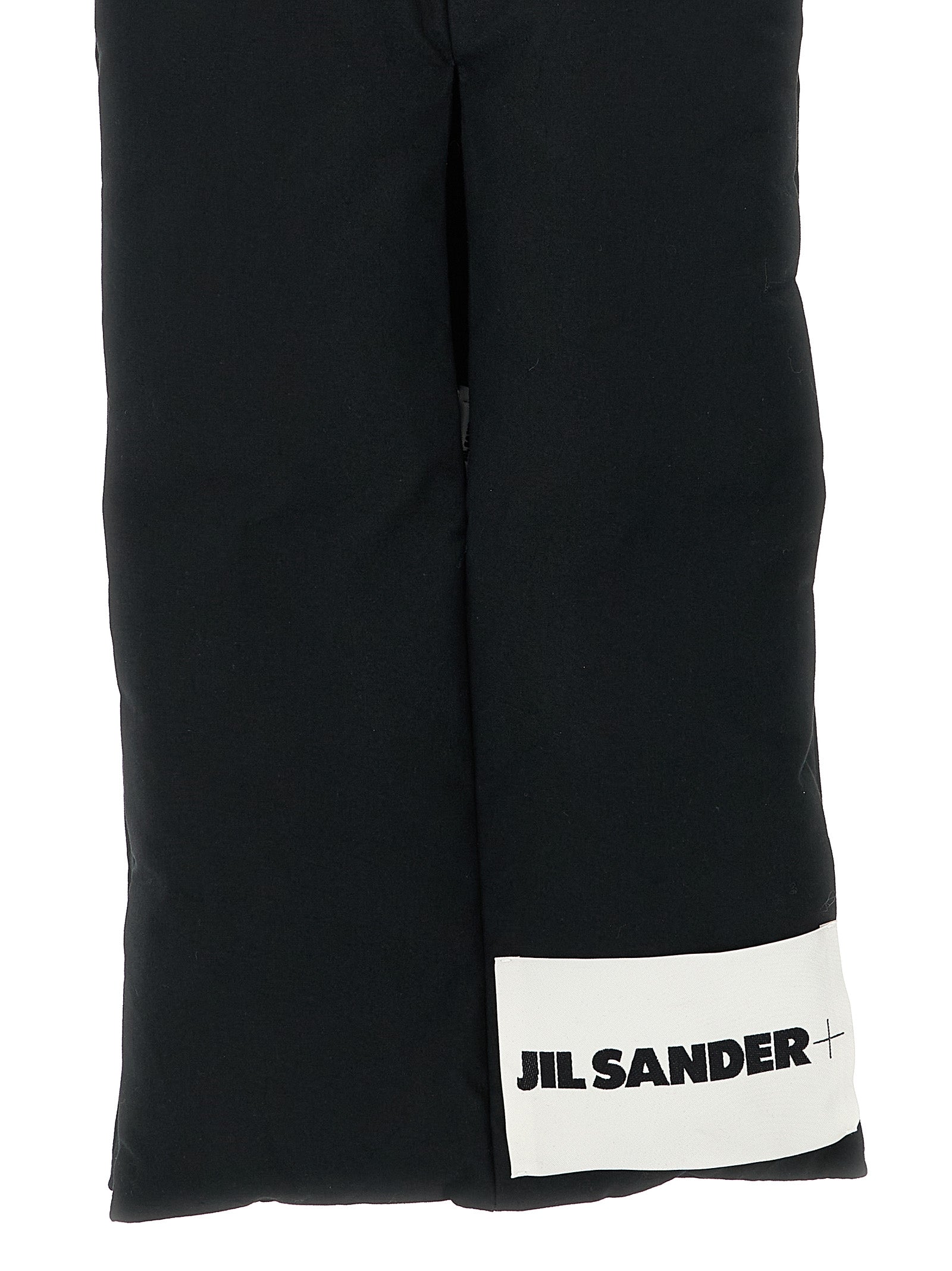 Jil Sander Schwarzer Baumwoll-Foulard