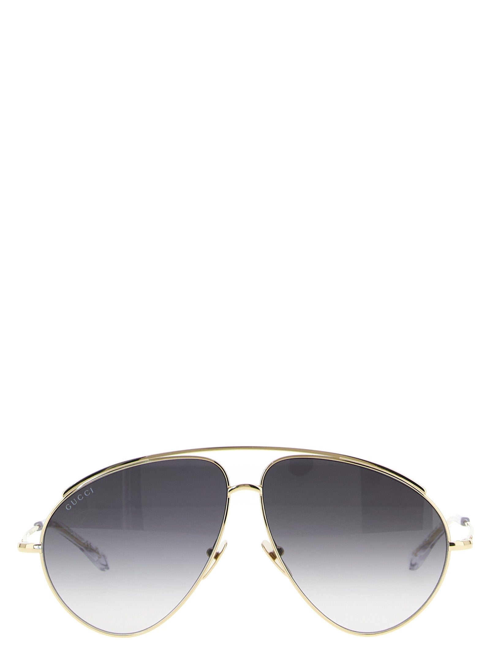 Gucci Sonnenbrille aus Goldmetall