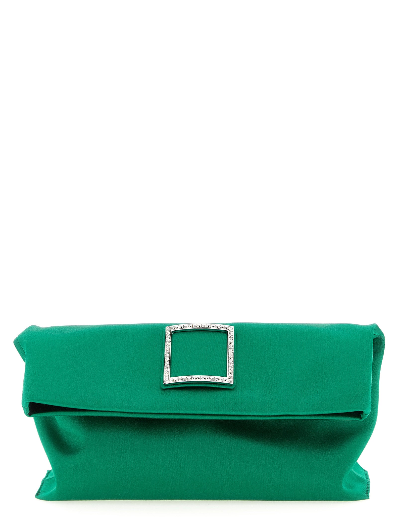Roger Vivier Zweifarbige Viscose Clutch Tasche