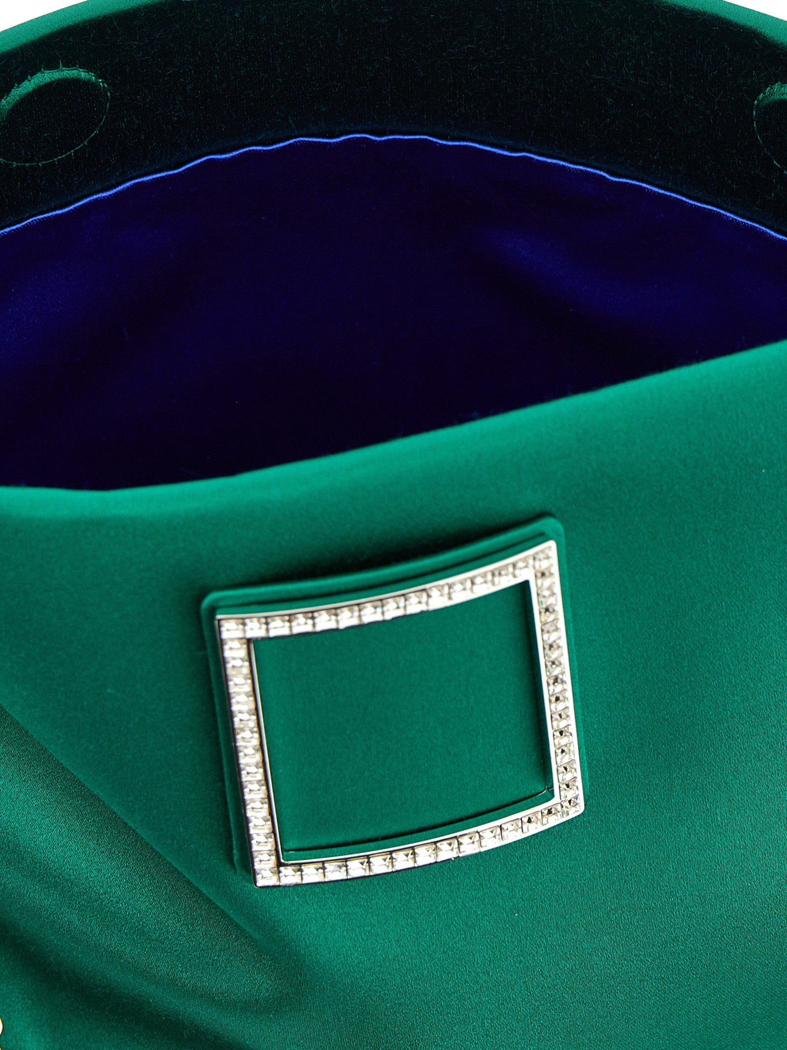 Roger Vivier Zweifarbige Viscose Clutch Tasche