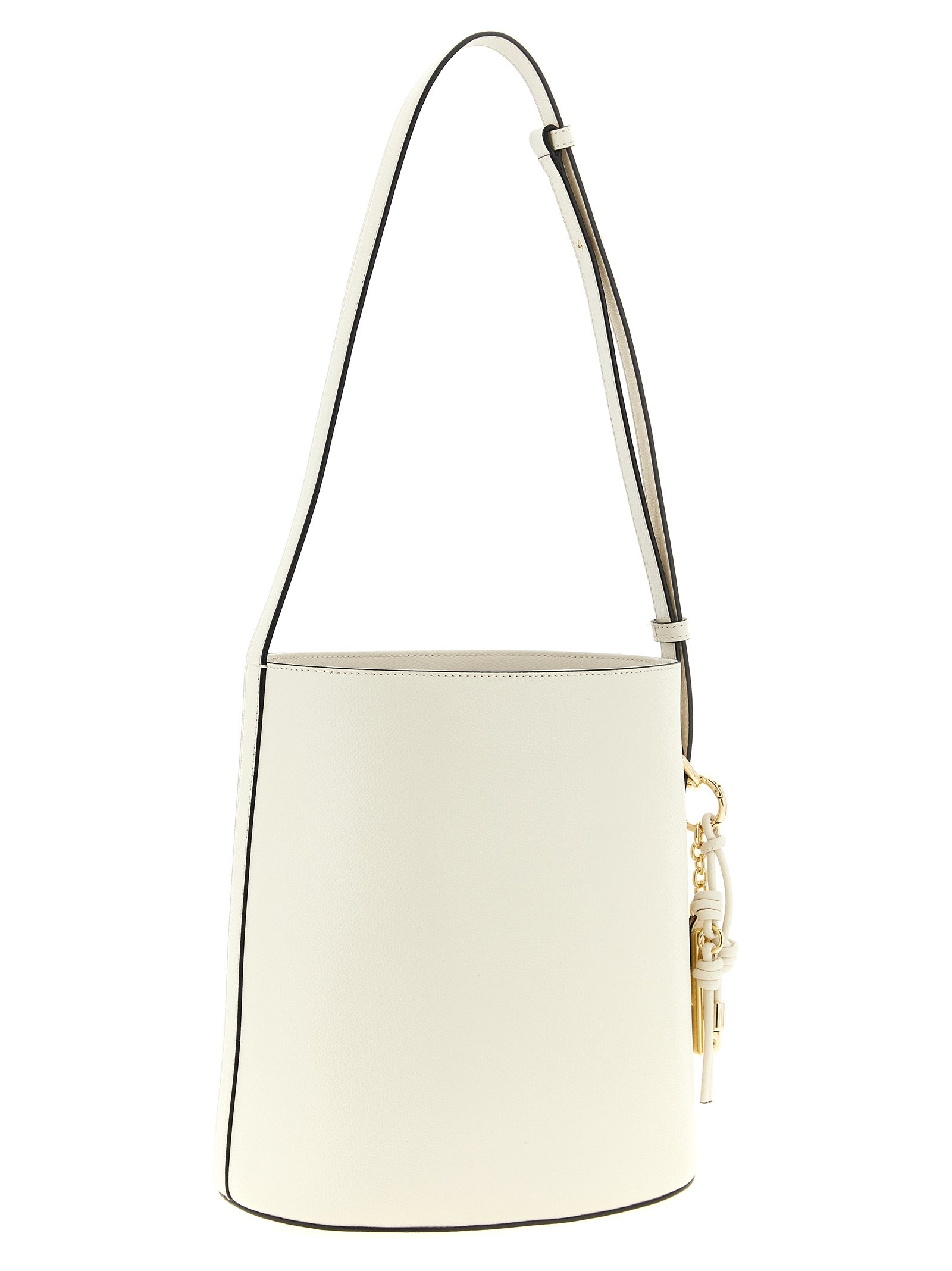 Furla Weiße Kalbsleder-Schultertasche