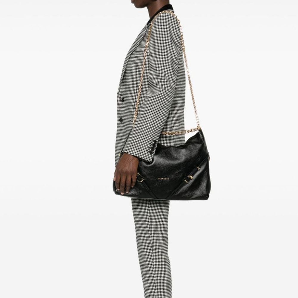Givenchy Schwarze Kalbsleder-Schultertasche