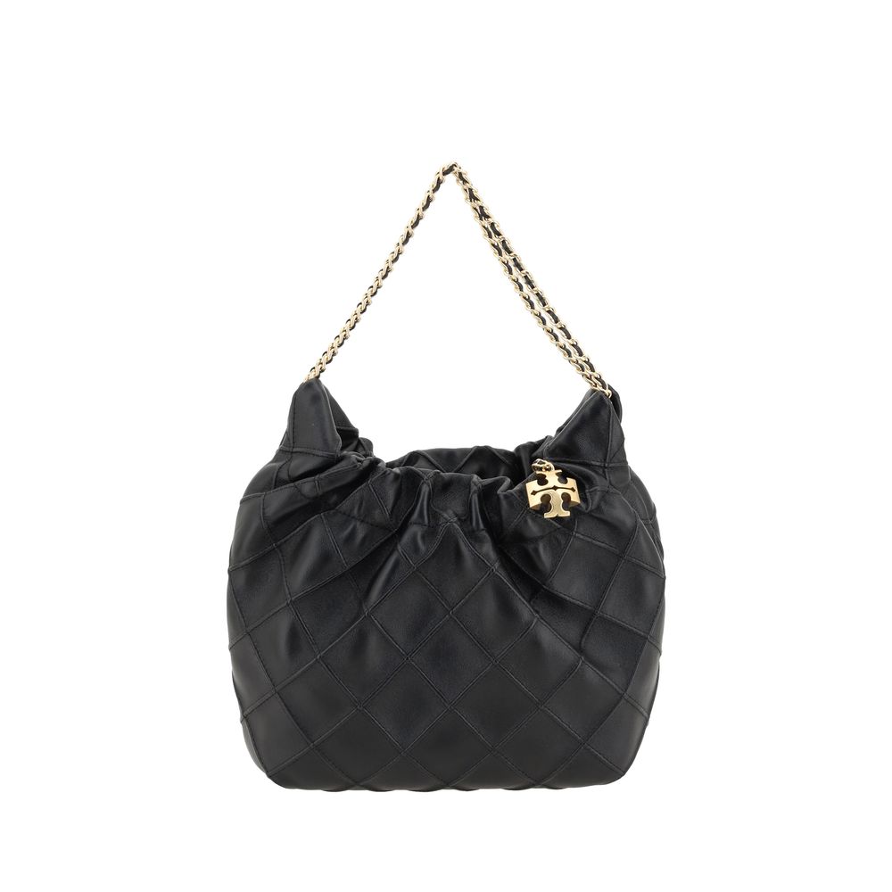 Tory Burch Schwarze Kalbsleder Bos Taurus Handtasche
