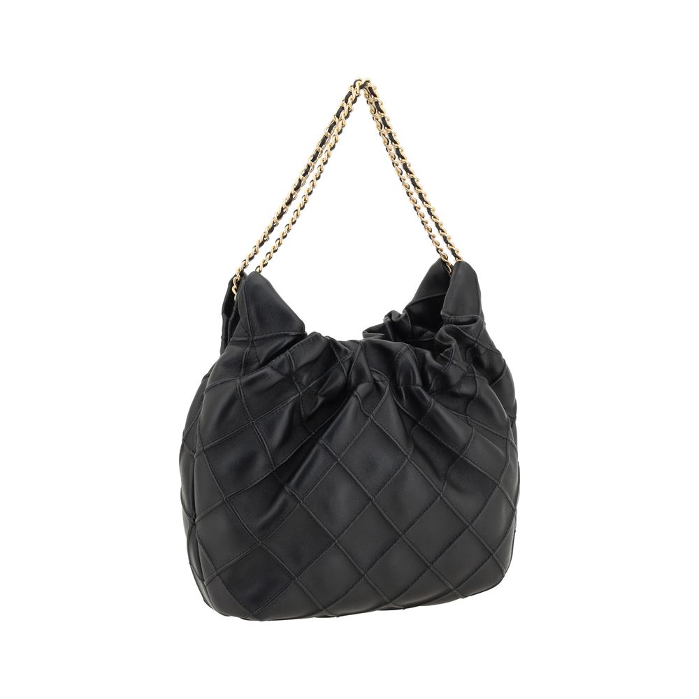 Tory Burch Schwarze Kalbsleder Bos Taurus Handtasche