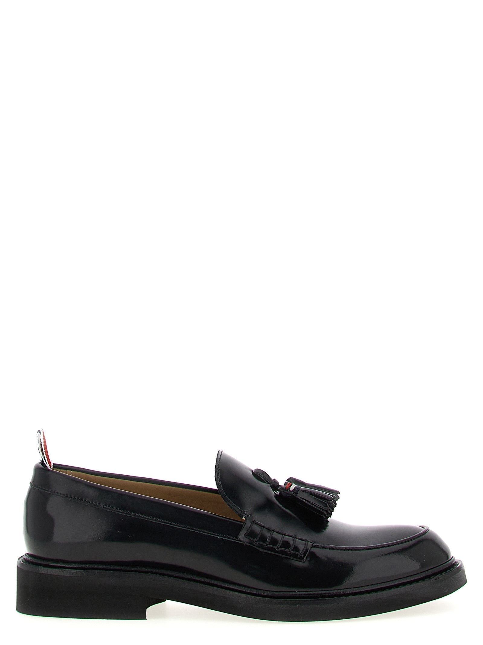 Thom Browne Schwarze Loafer aus Kalbsleder zum Hineinschlüpfen