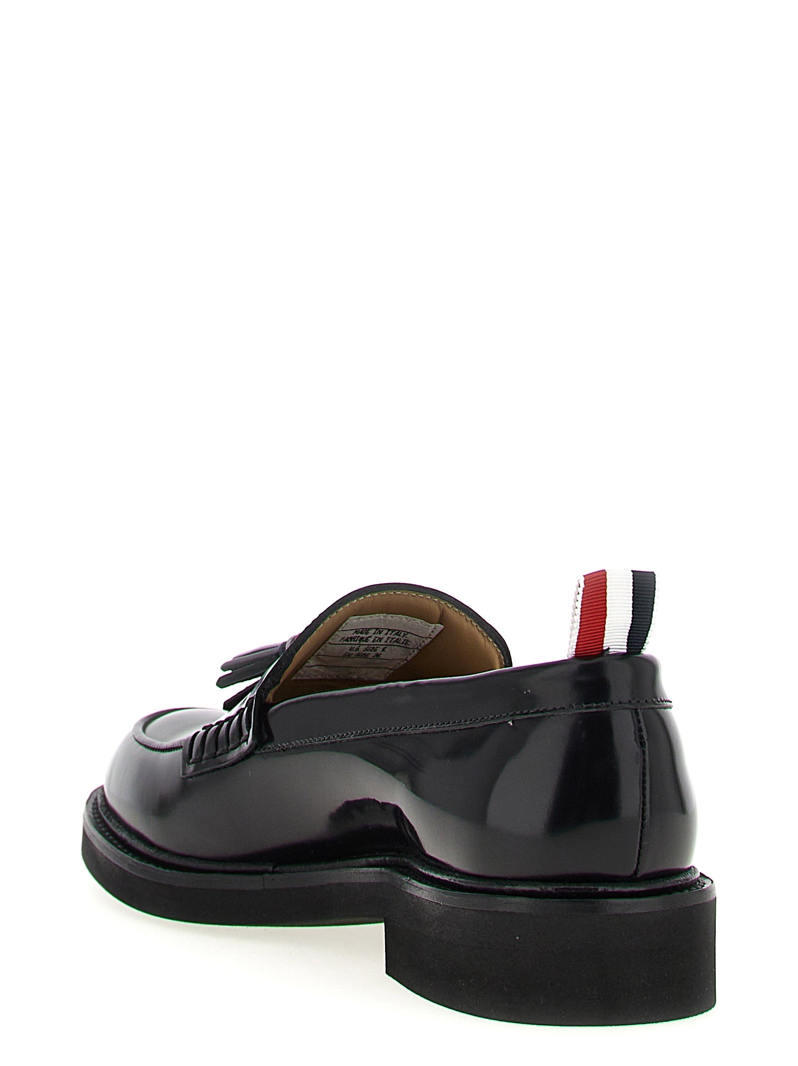 Thom Browne Schwarze Loafer aus Kalbsleder zum Hineinschlüpfen