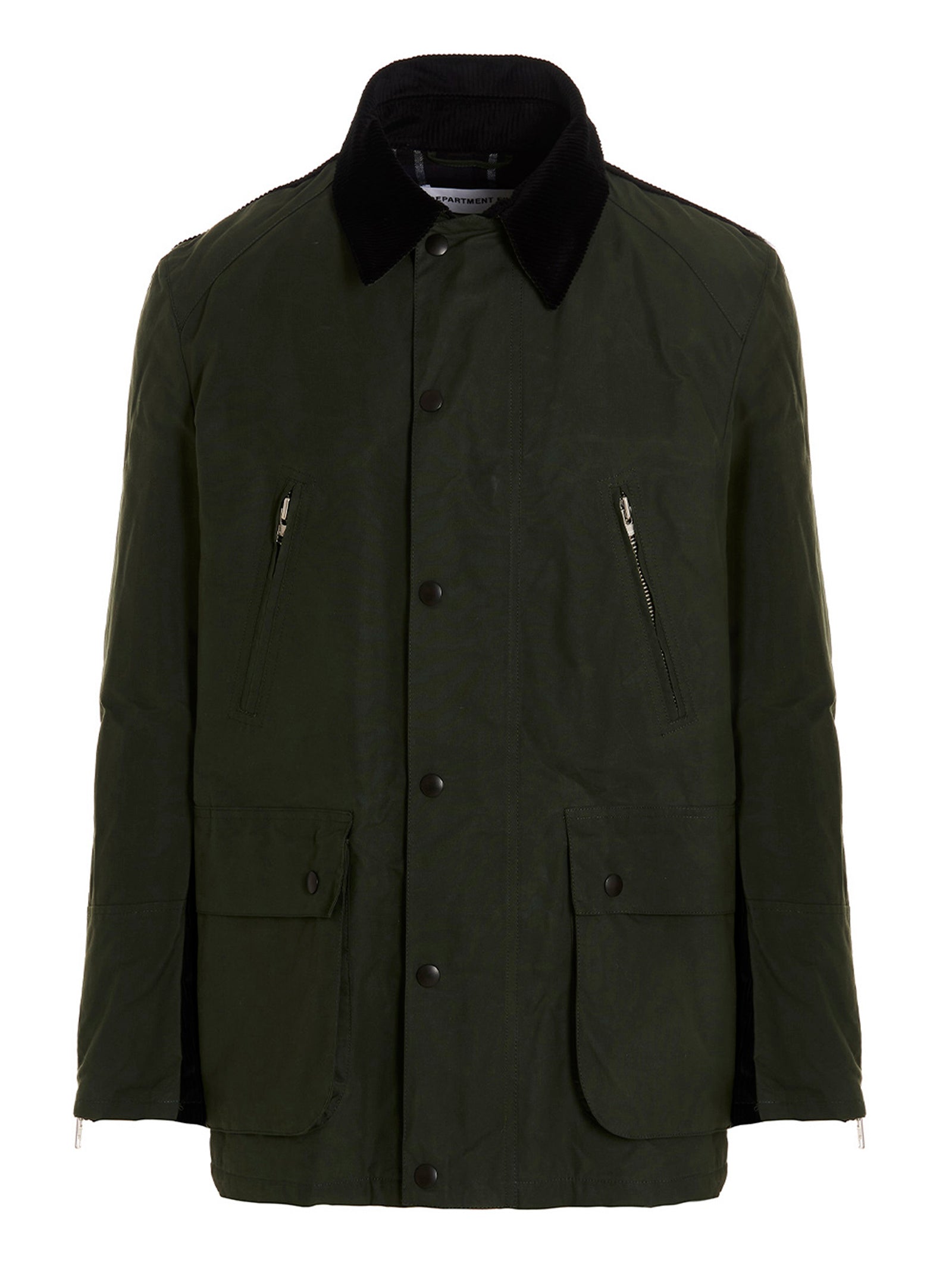 Department 5 Baumwolljacke in Zweifarbenoptik