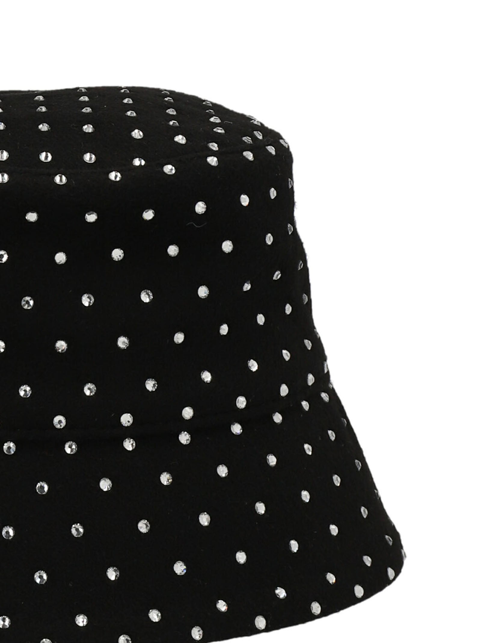RUSLAN BAGINSKIY Schwarzer Woll-Bucket Hat