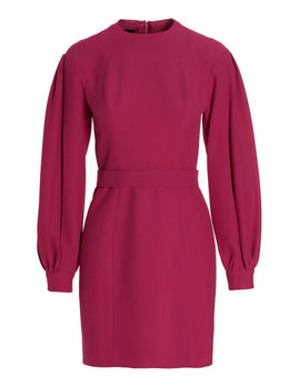 Giovanni Bedin Kurzes Fuchsia-Kleid aus Viskose