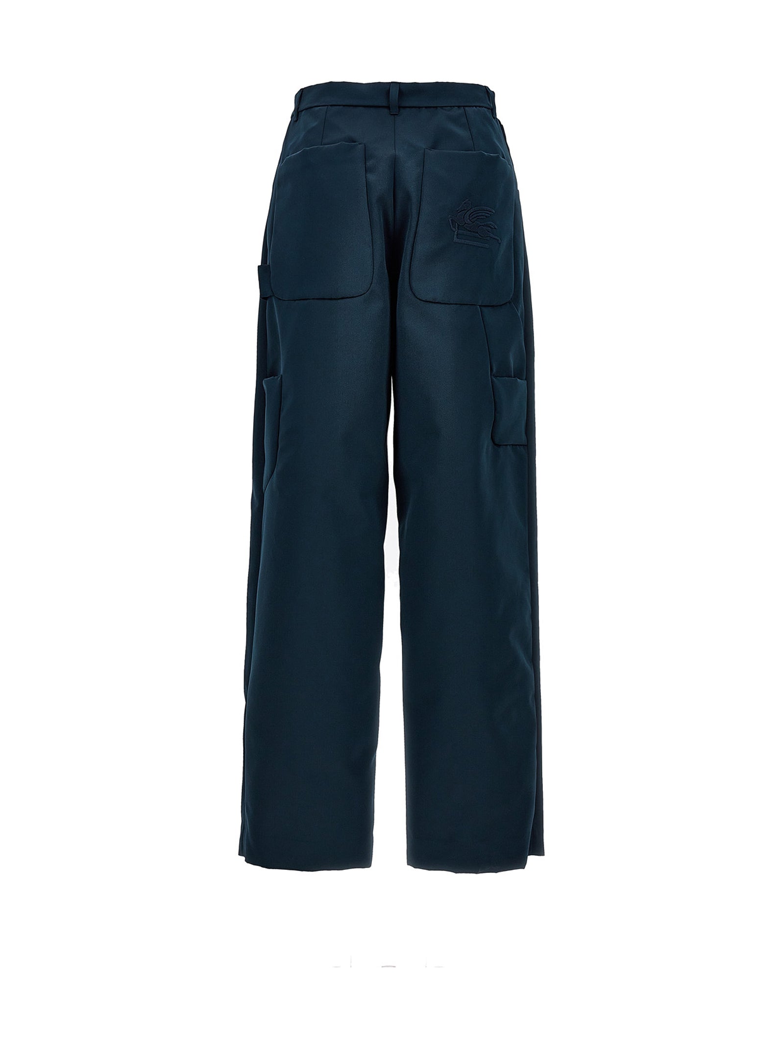Etro Blaue Cargohose aus Polyester