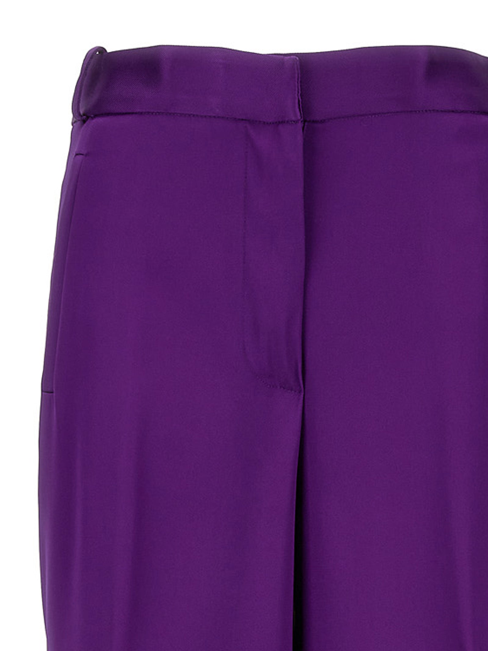 Versace Violette Cargo-Hose aus Viskose