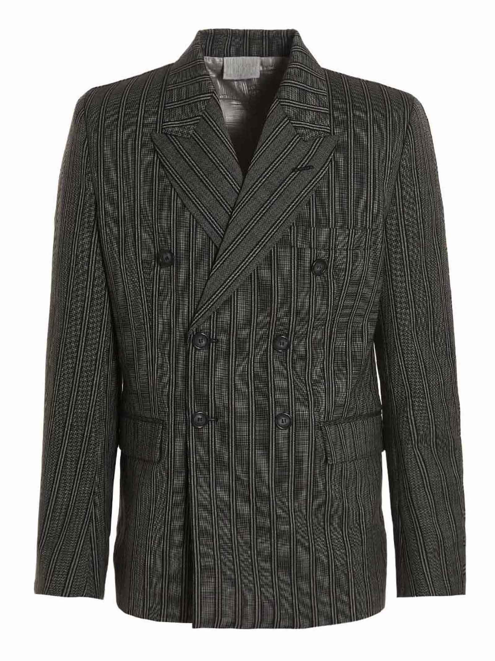 VTMNTS Schwarzer Blazer aus reiner Schurwolle