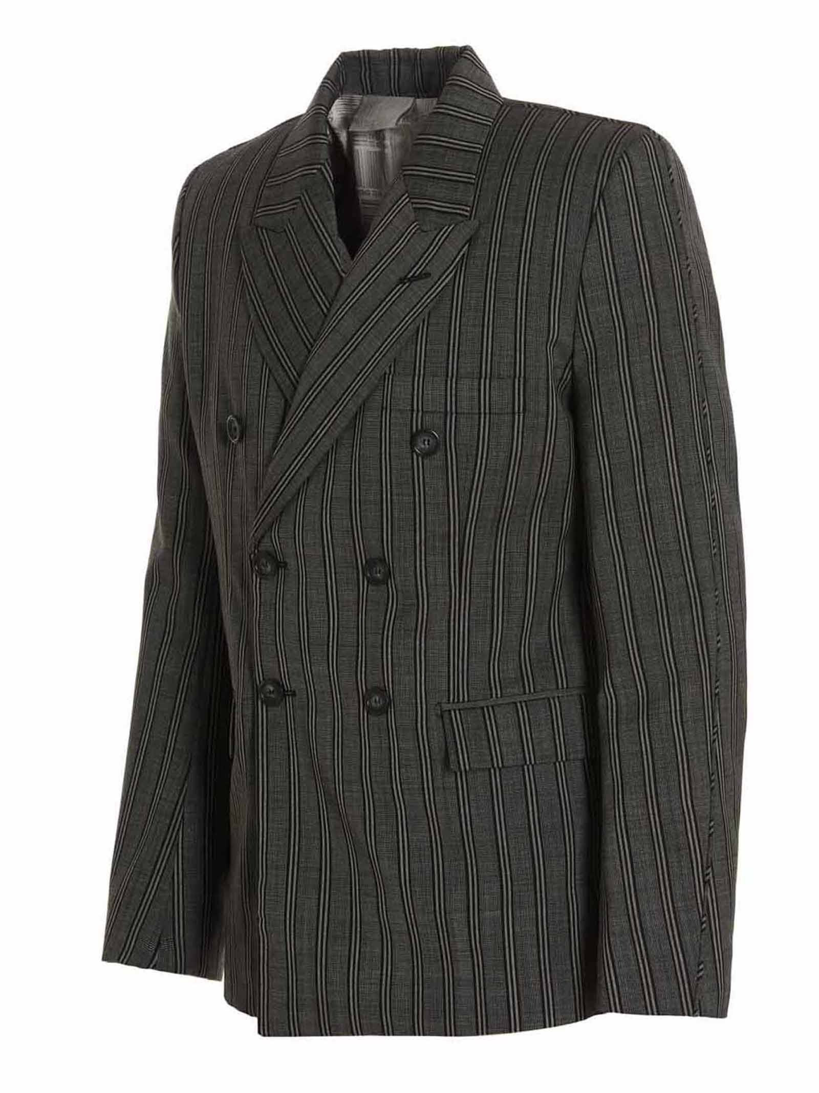 VTMNTS Schwarzer Blazer aus reiner Schurwolle