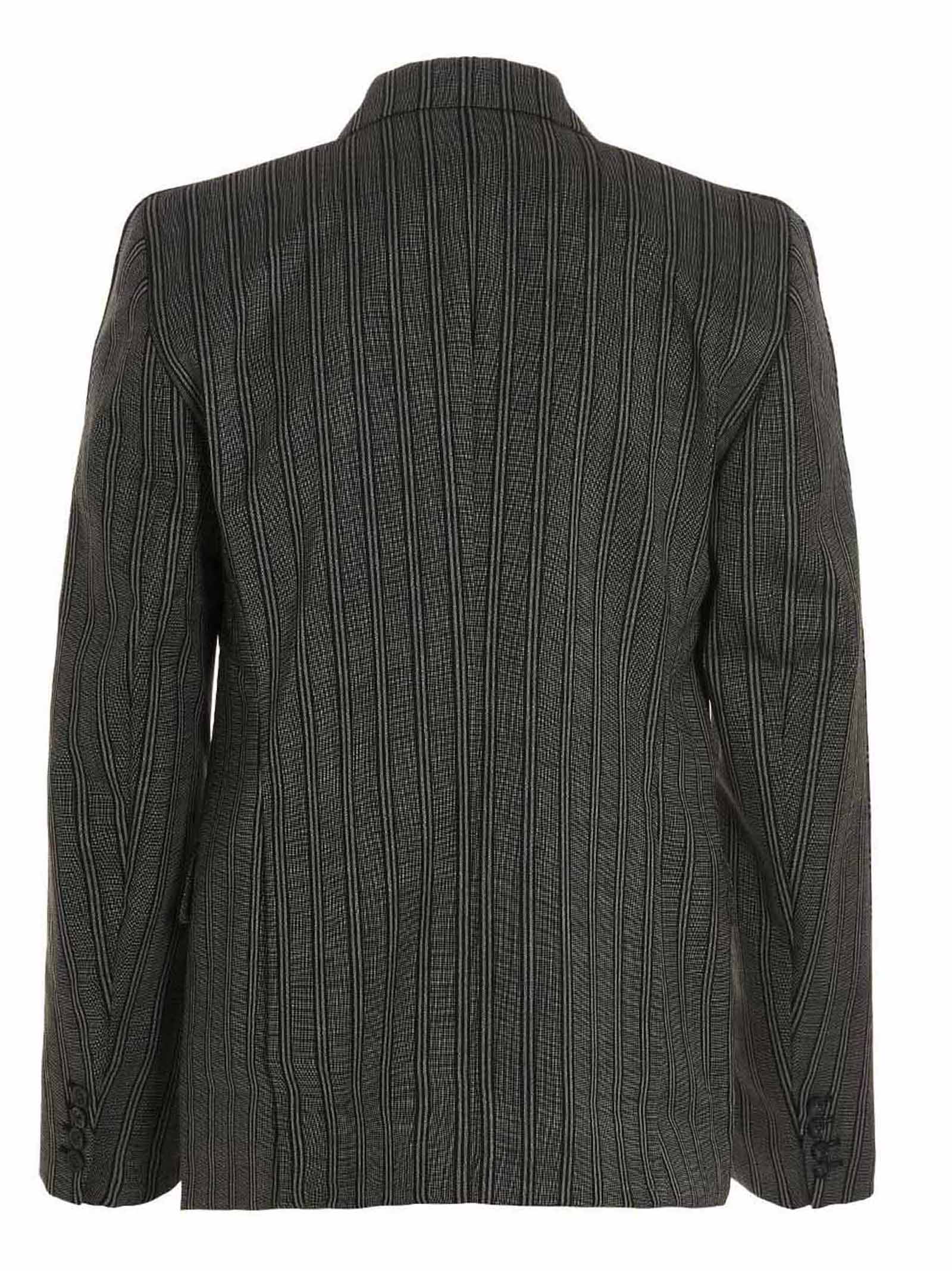 VTMNTS Schwarzer Blazer aus reiner Schurwolle