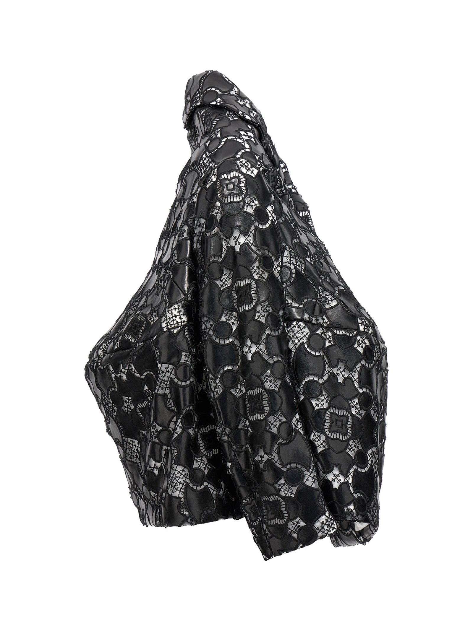 Comme Des Garçons Zweifarbige Jacke aus Polyethylen-Leder