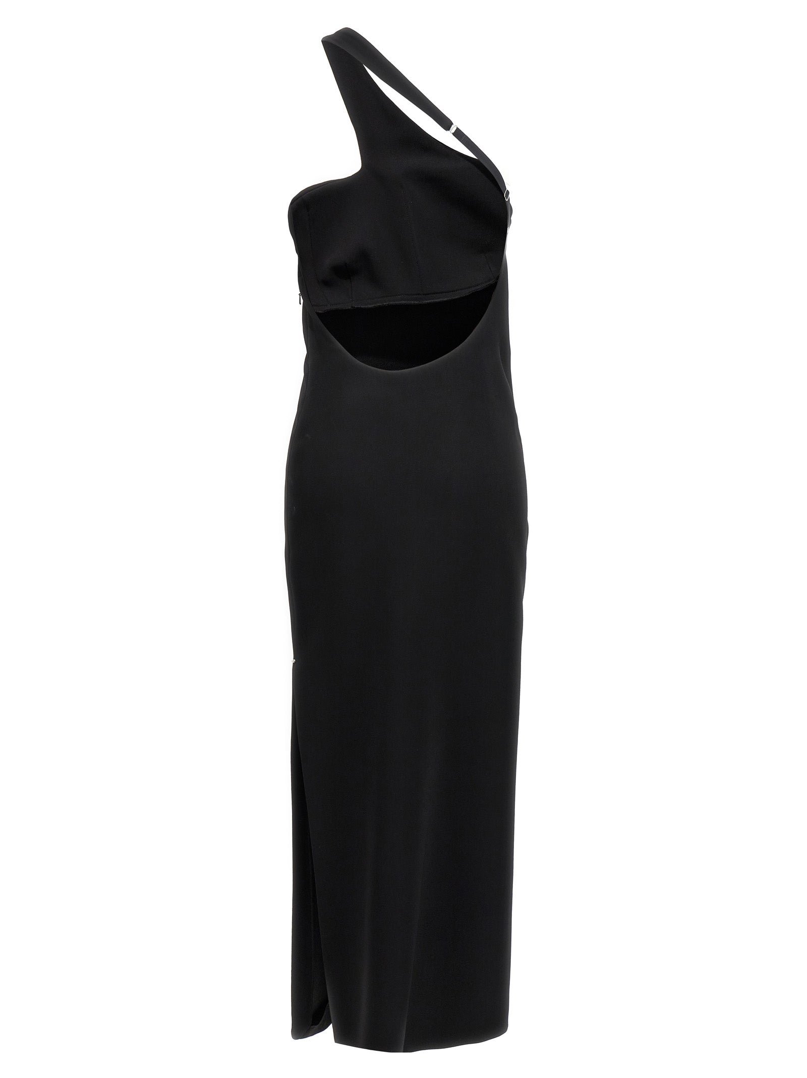 Sportmax Schwarzer Viskose-Maxirock