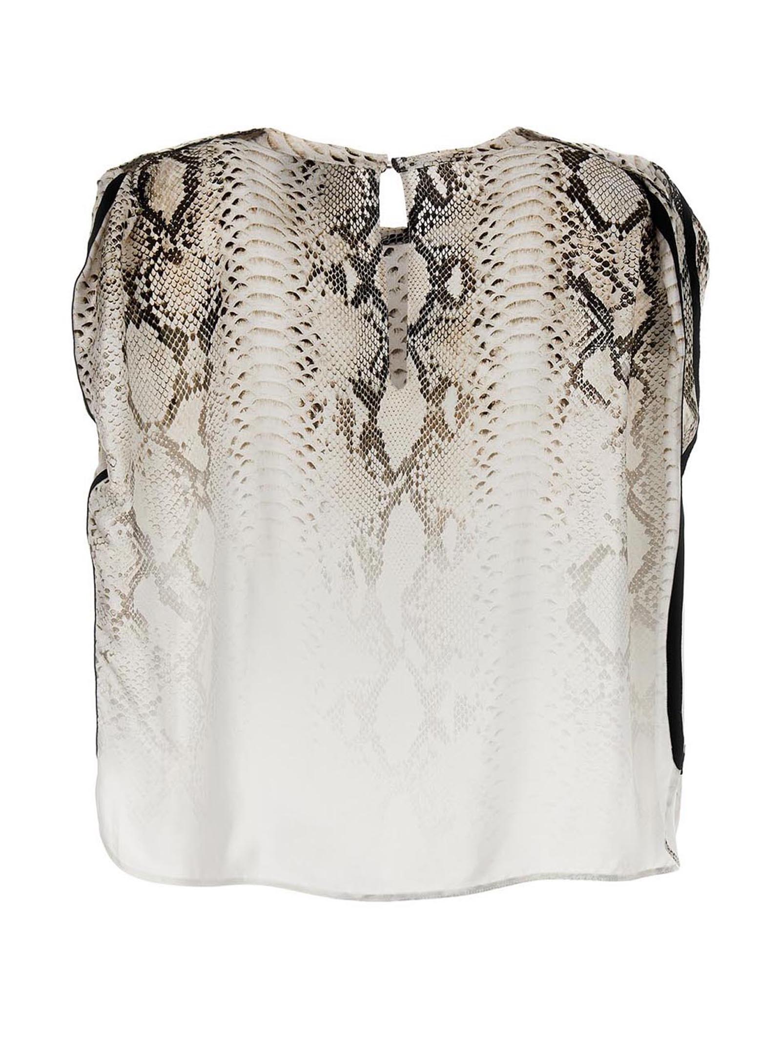 NUDE Mehrfarbige Viskose-Bluse