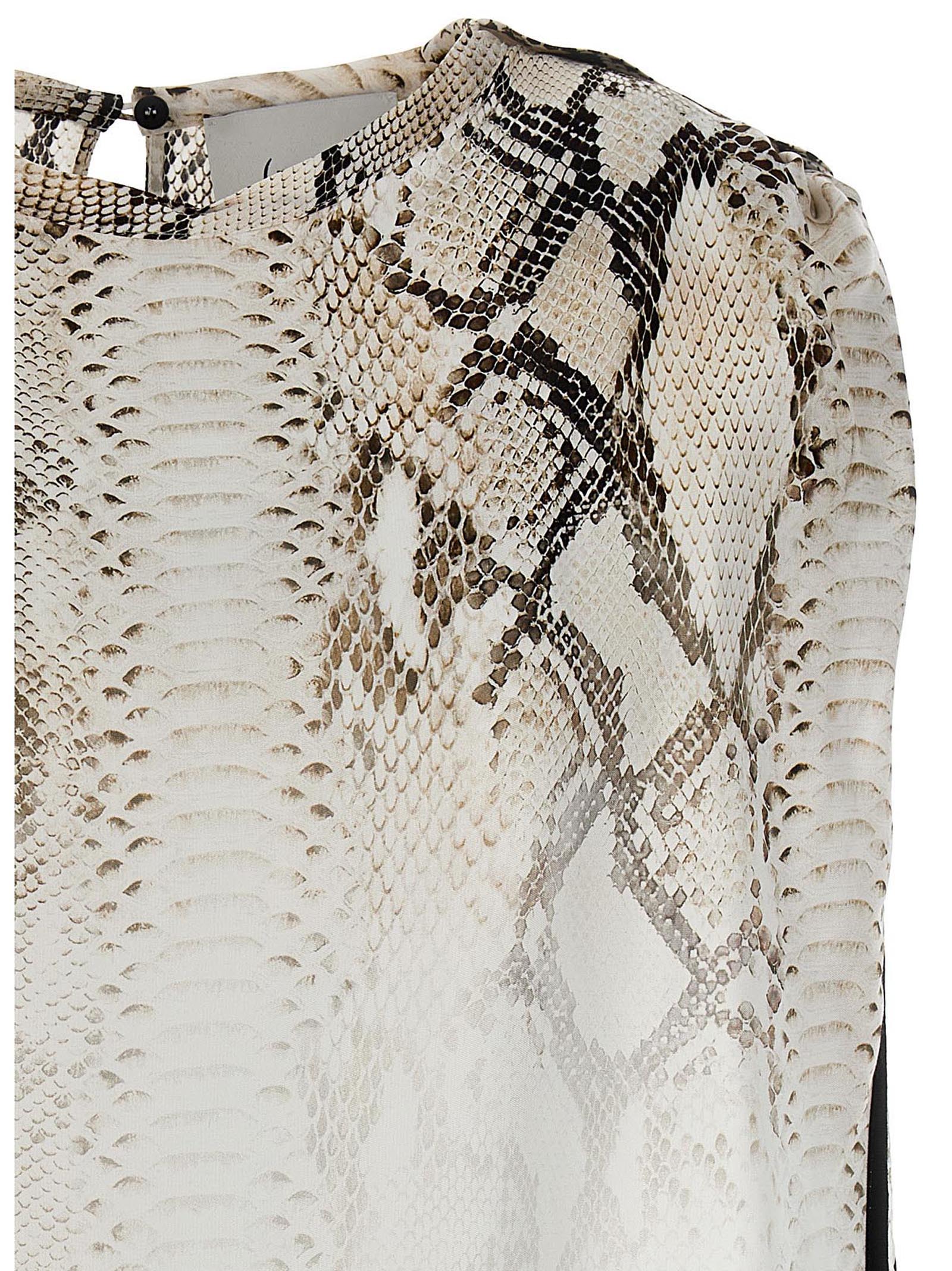 NUDE Mehrfarbige Viskose-Bluse
