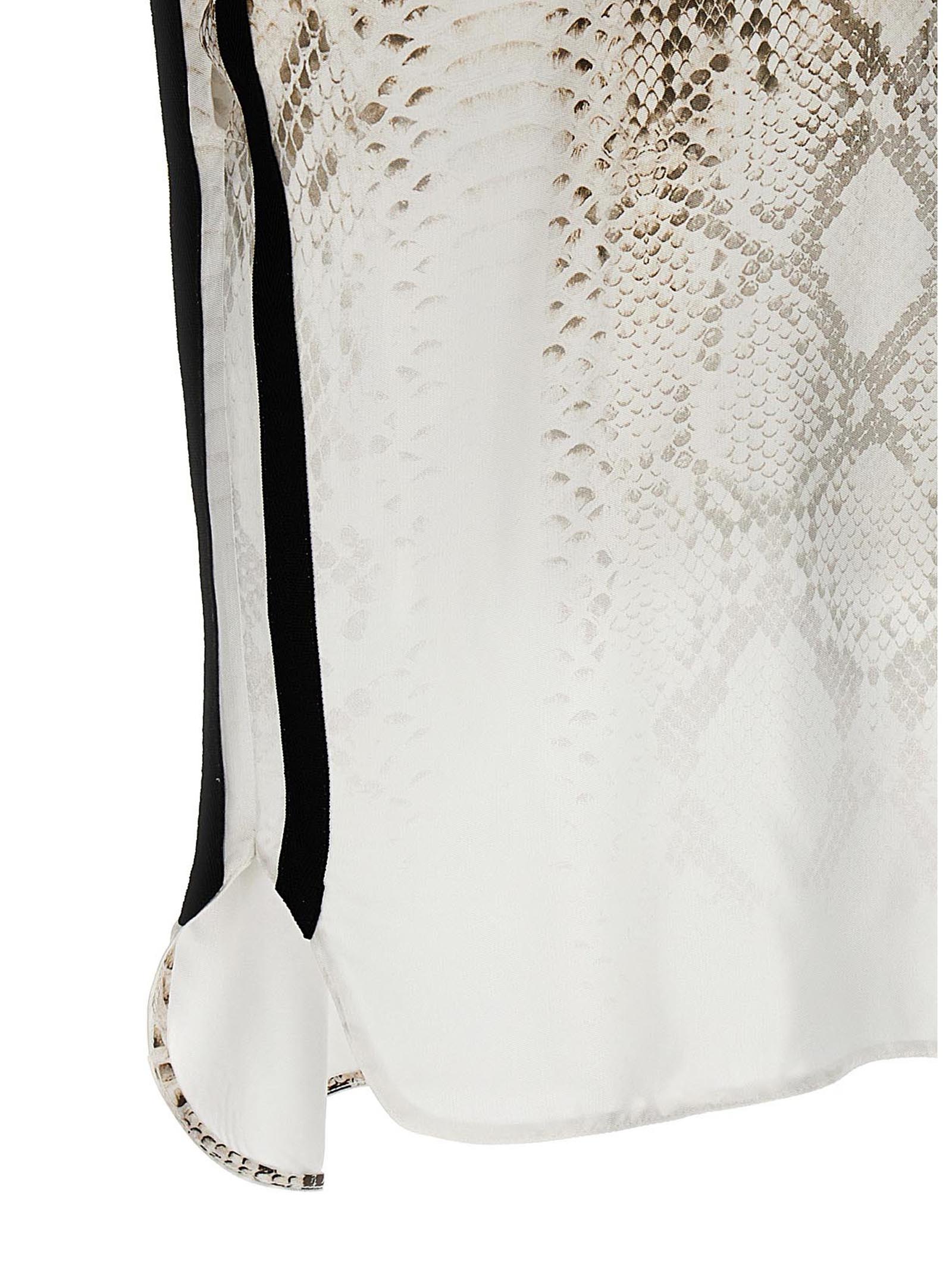 NUDE Mehrfarbige Viskose-Bluse