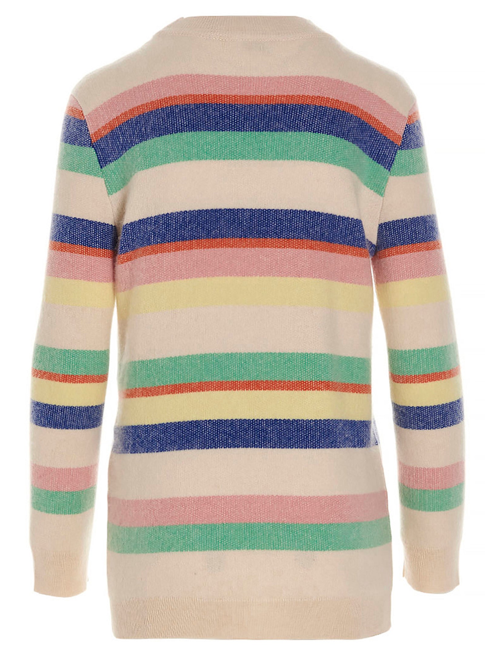 MIXIK Mehrfarbige Kaschmir-Strickjacke
