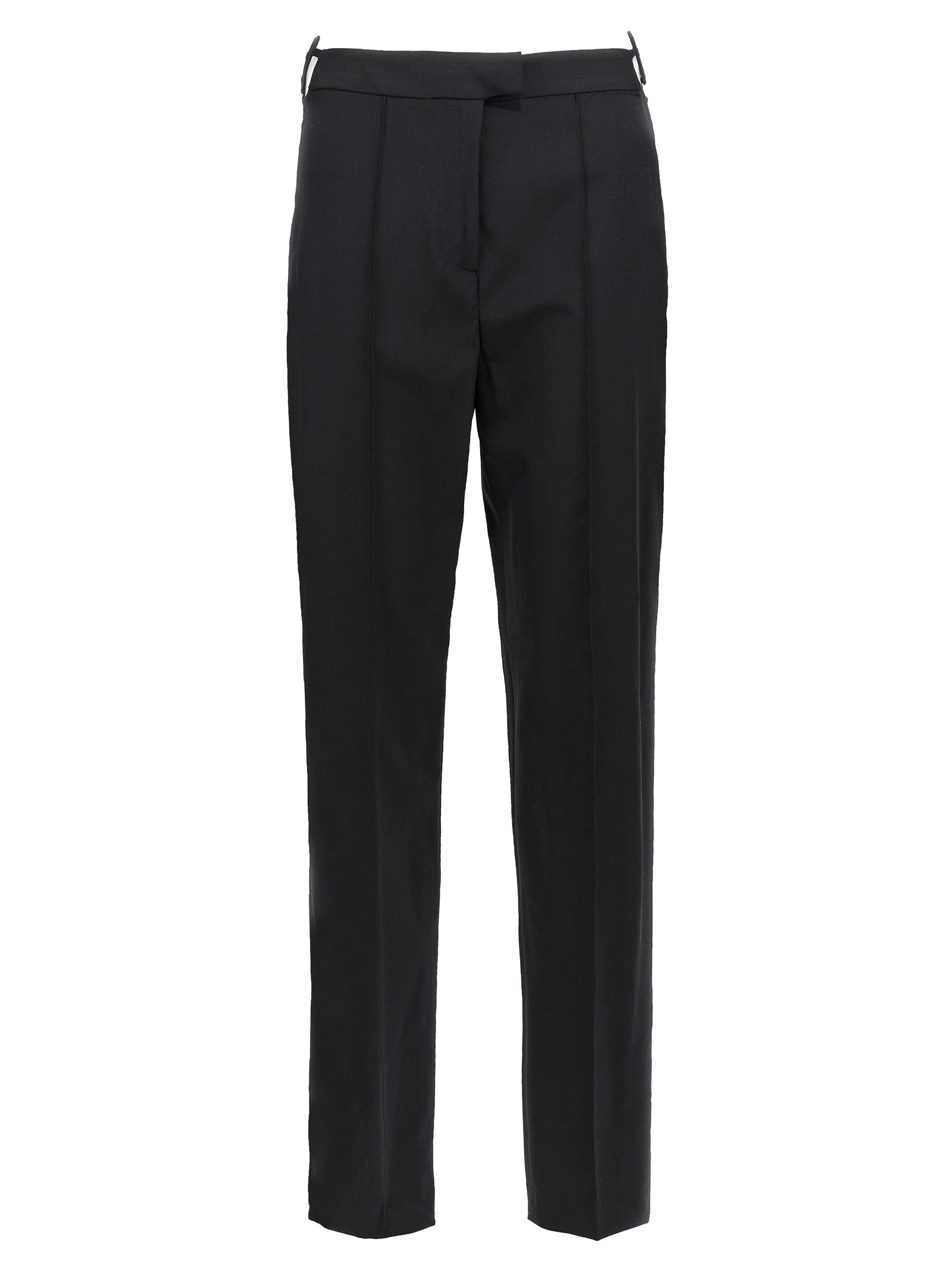Nensi Dojaka Schwarze Hose aus Schurwolle