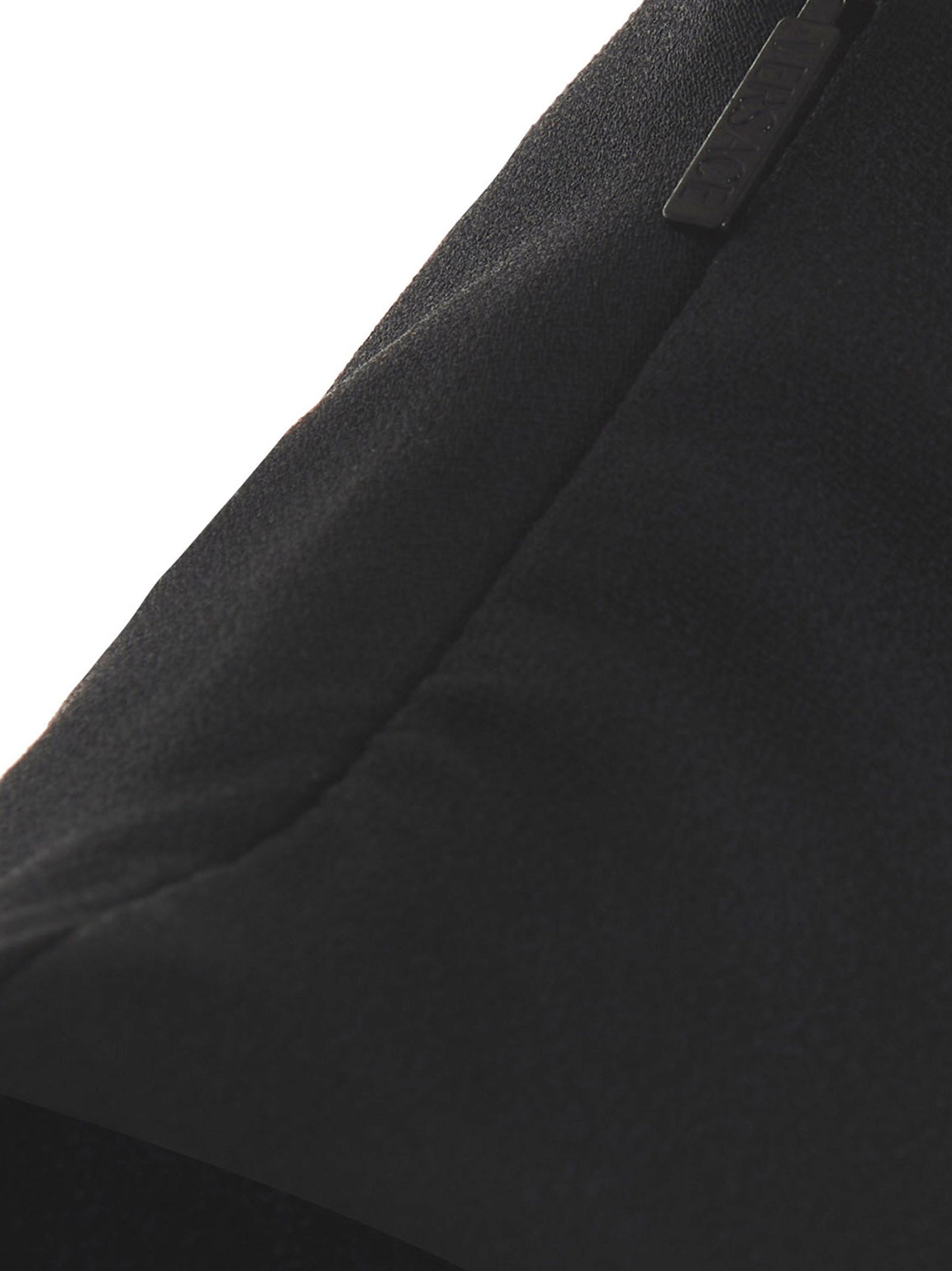 Versace Schwarzes Midi-Kleid aus Acetat