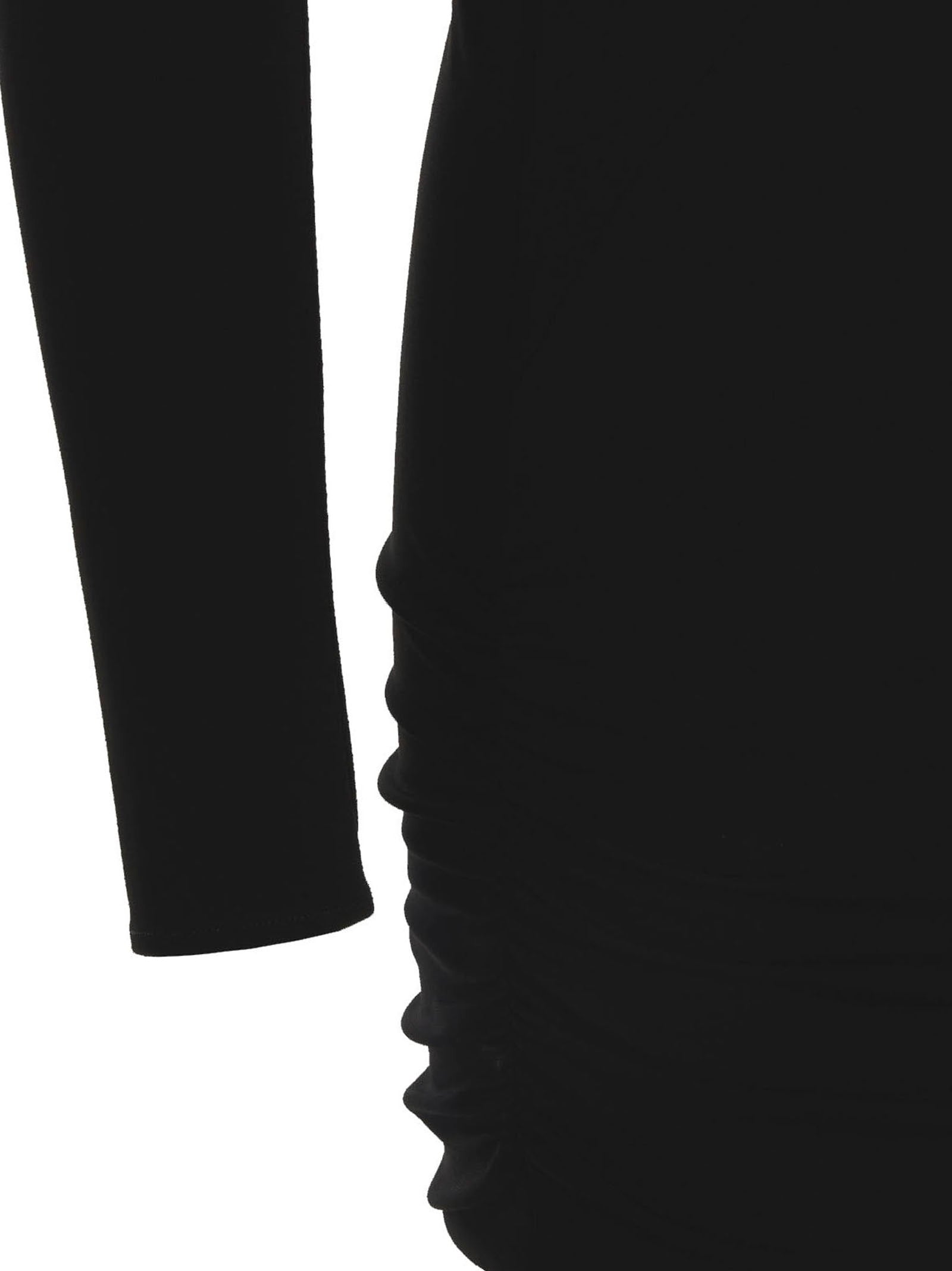 Versace Schwarzes Viskose-Kurzkleid