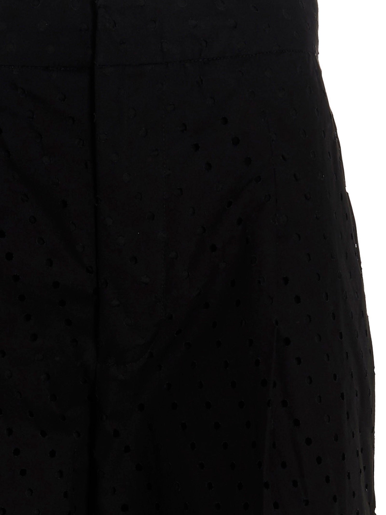 NUDE Schwarze Baumwoll-Freizeithose