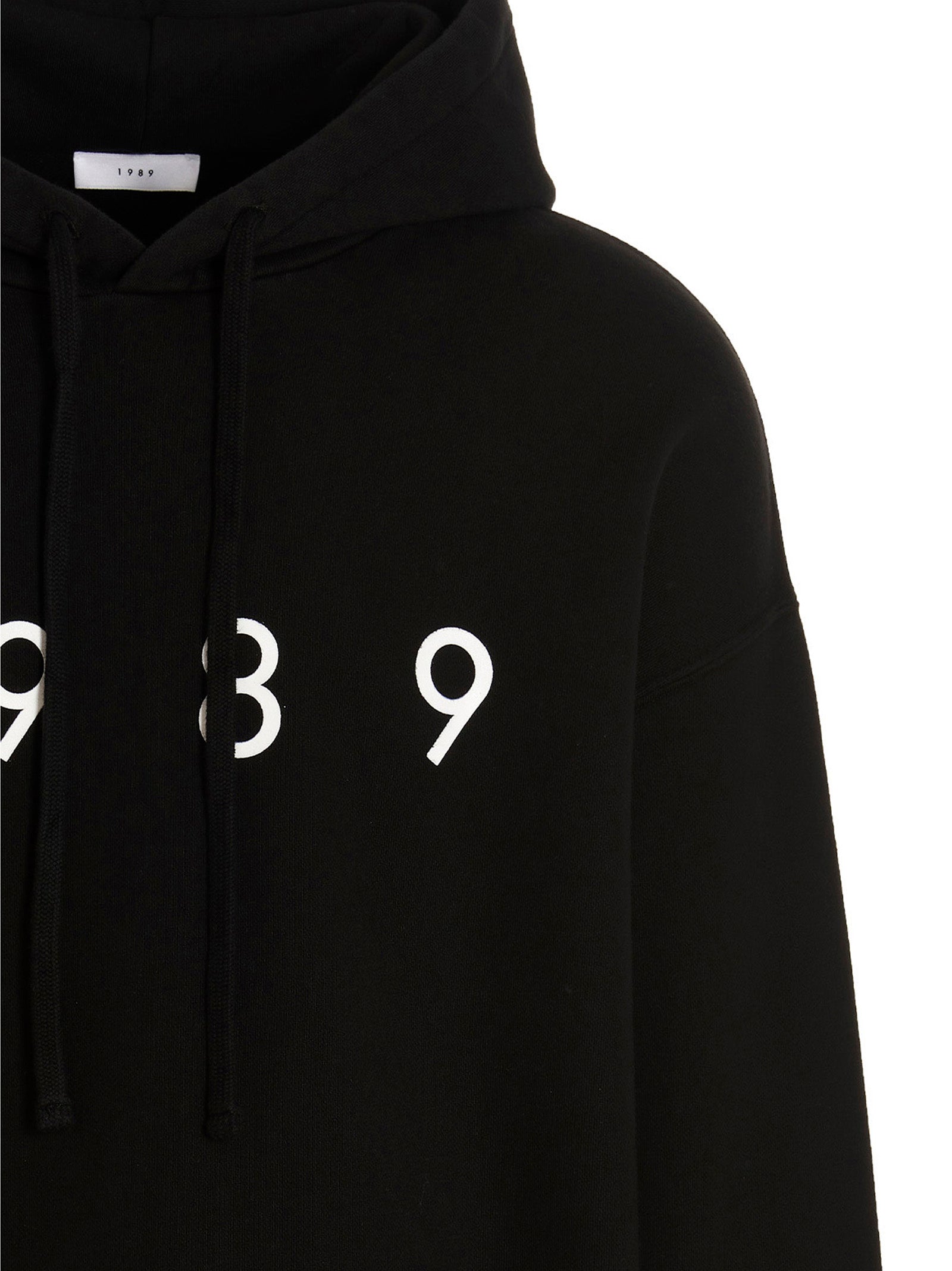 1989 Studio Schwarzer Baumwoll-Sweatshirt
