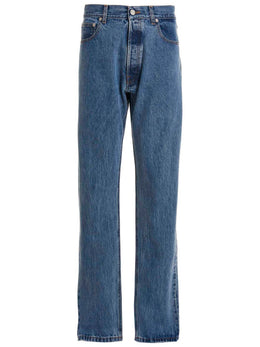 VTMNTS Blaue Baumwolljeans im Relaxed Fit