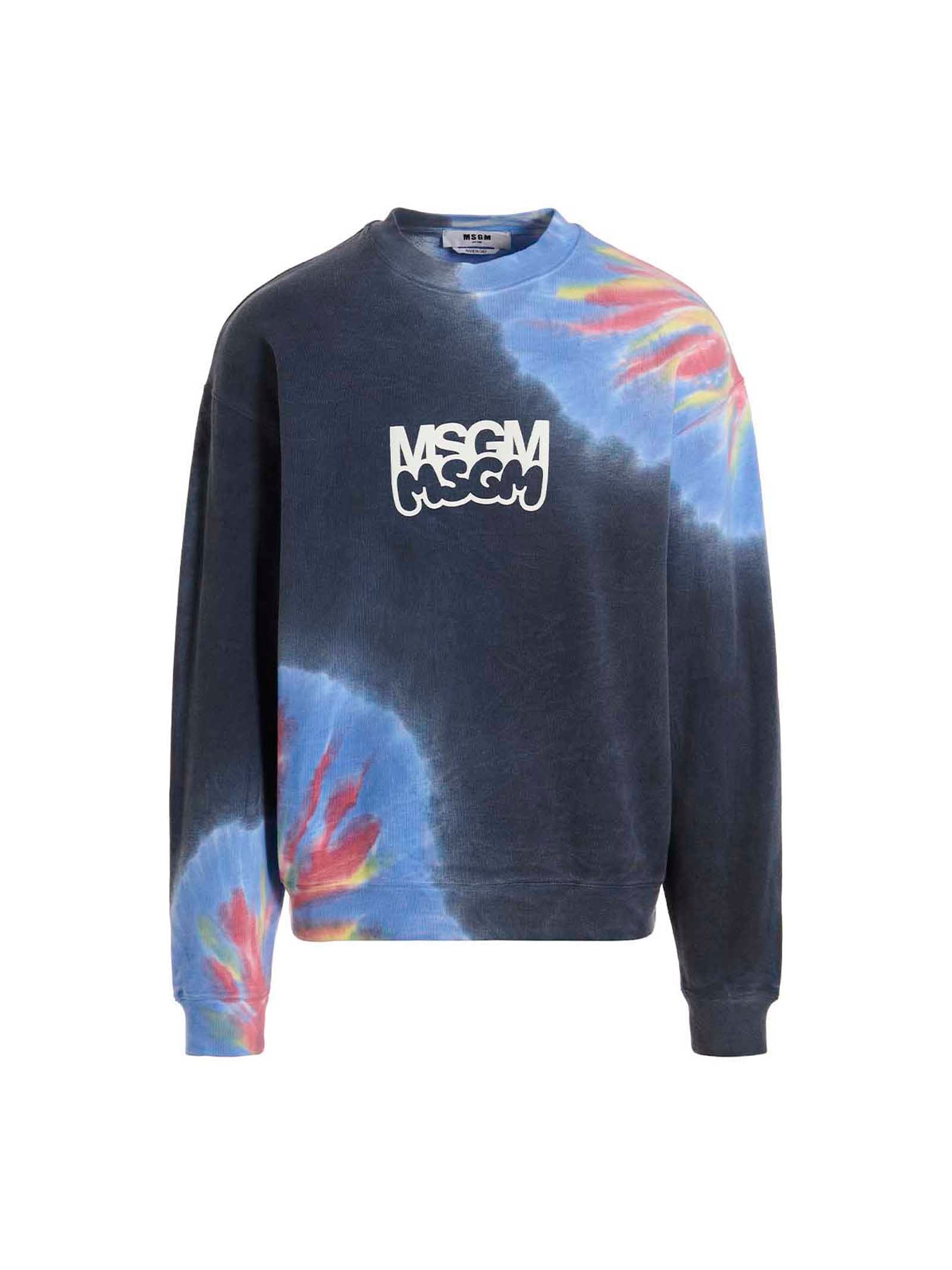 MSGM Mehrfarbiger Baumwollpullover