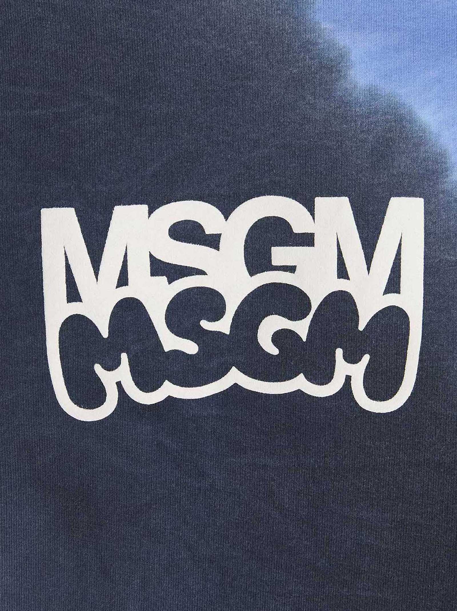 MSGM Mehrfarbiger Baumwollpullover