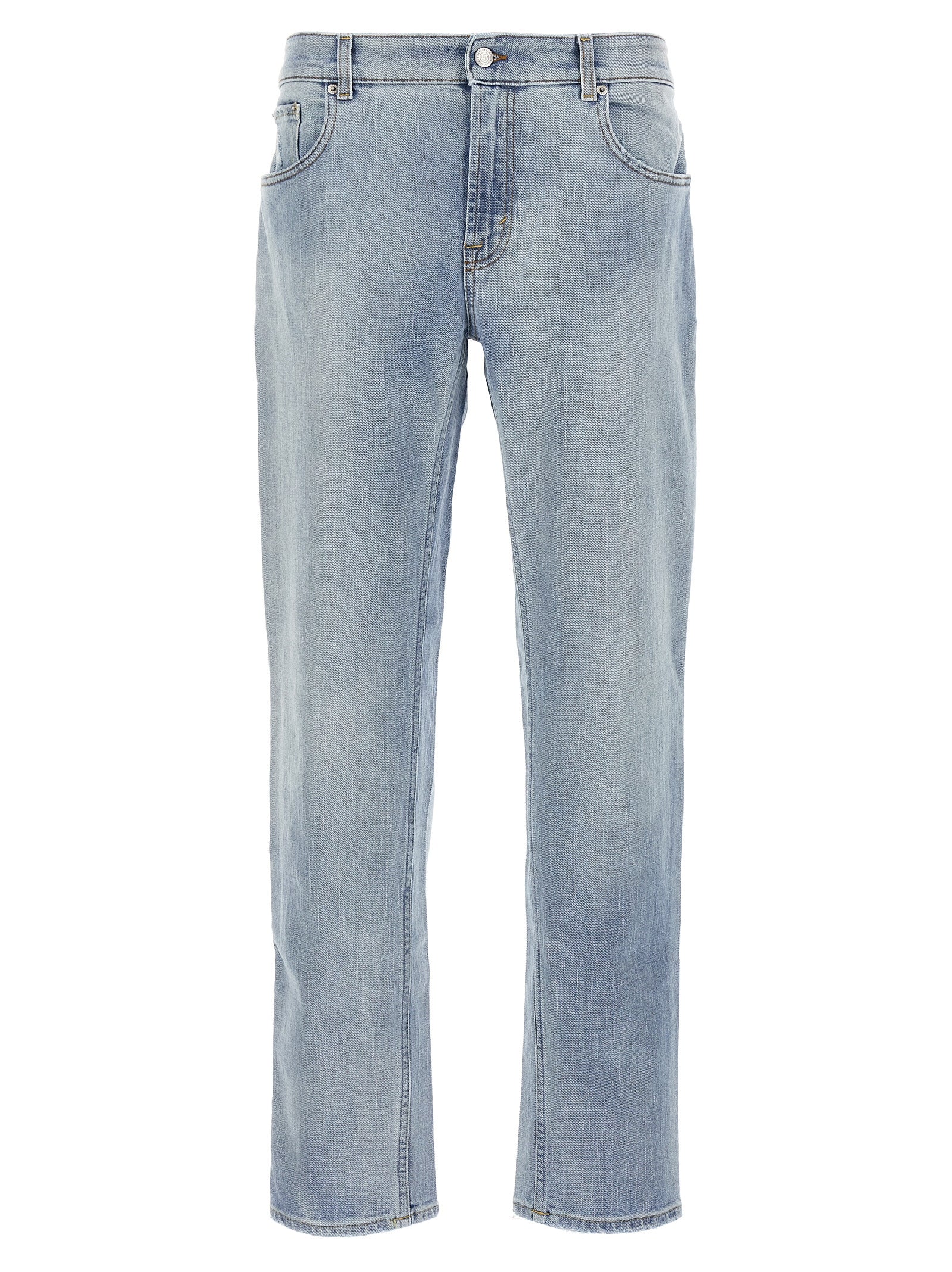 Department 5 Blaue Baumwoll-Jeans im Slim Fit