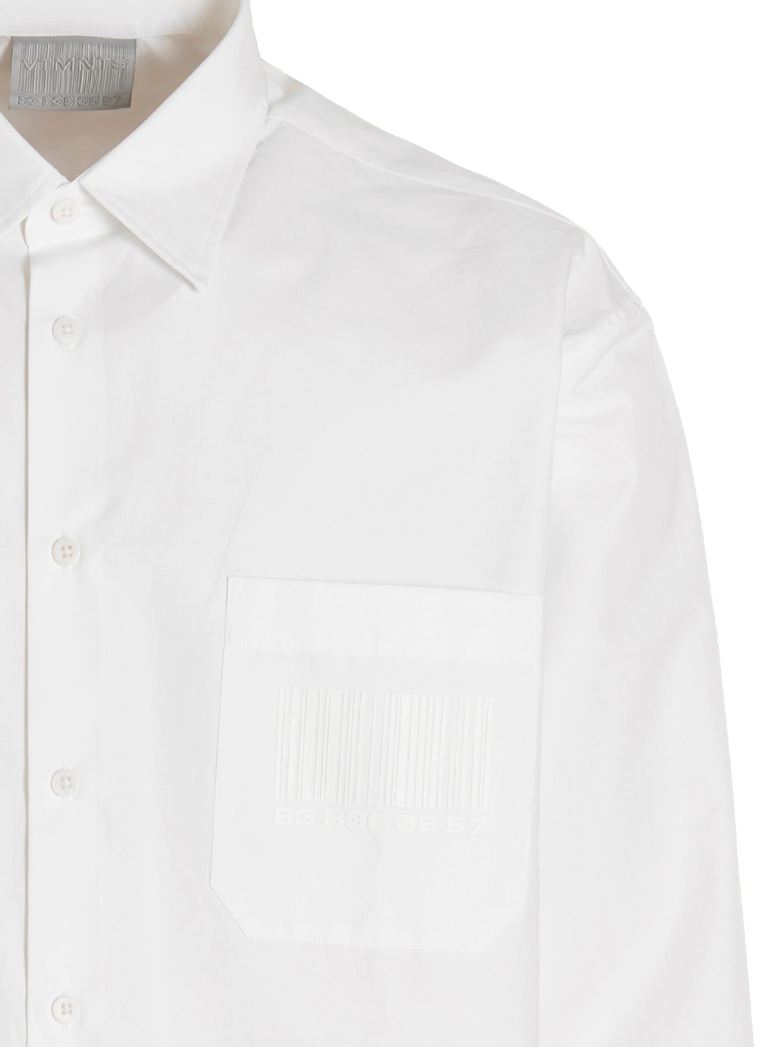 VTMNTS Weiße Baumwollbluse