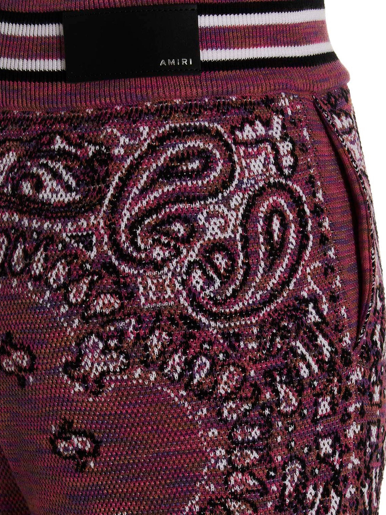 Amiri Lila Baumwoll-Jogginghose (Sporthose)
