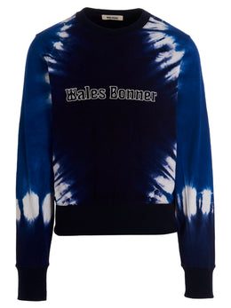 WALES BONNER Blauer Baumwoll-Sweatshirt
