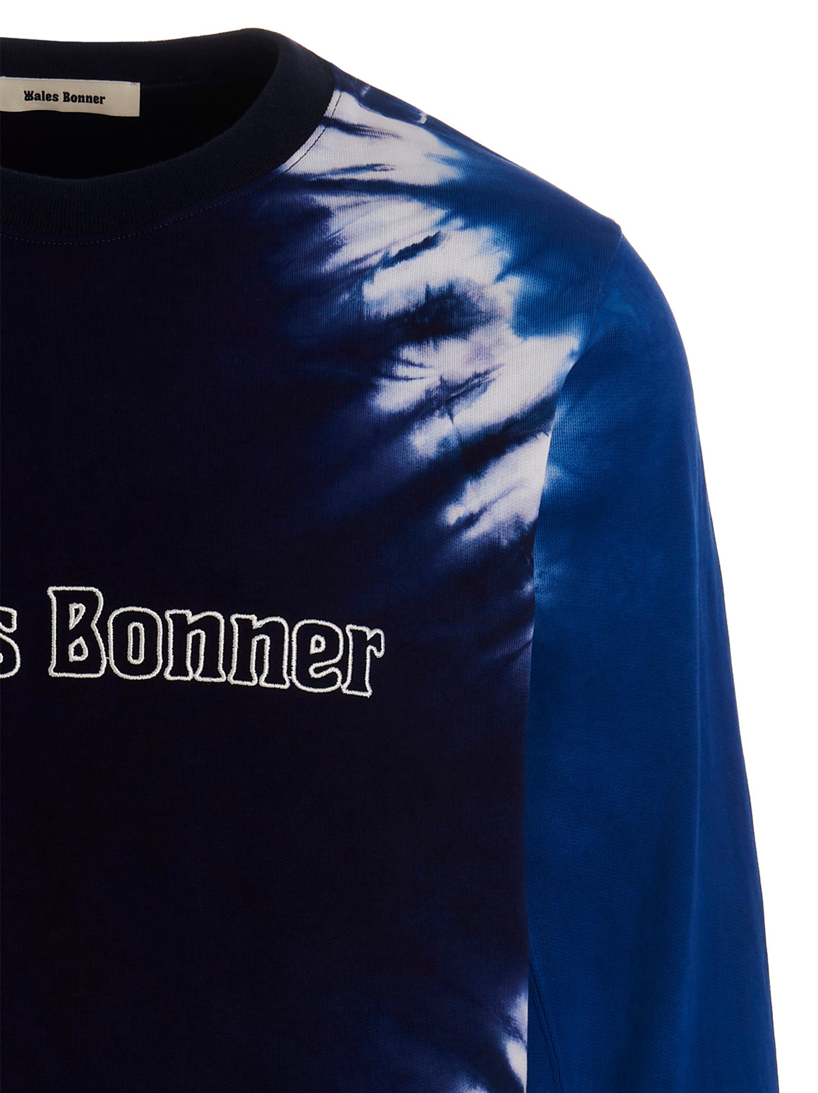 WALES BONNER Blauer Baumwoll-Sweatshirt