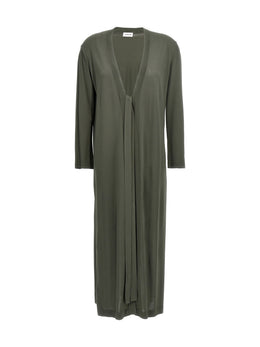 P.A.R.O.S.H. Zweifarbige Viskose-Strickjacke