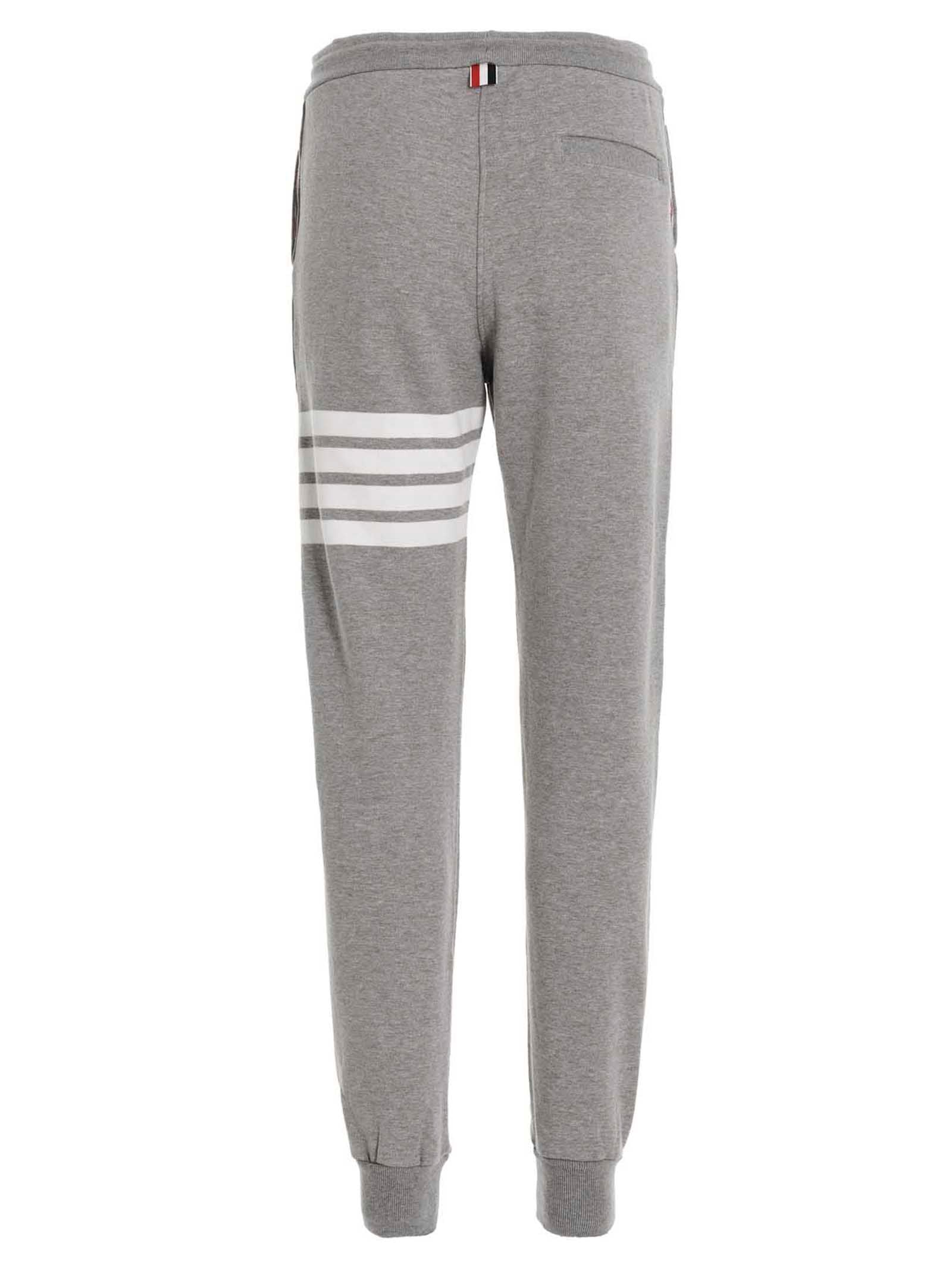 Thom Browne Graue Baumwoll-Jogginghose (Sporthose)