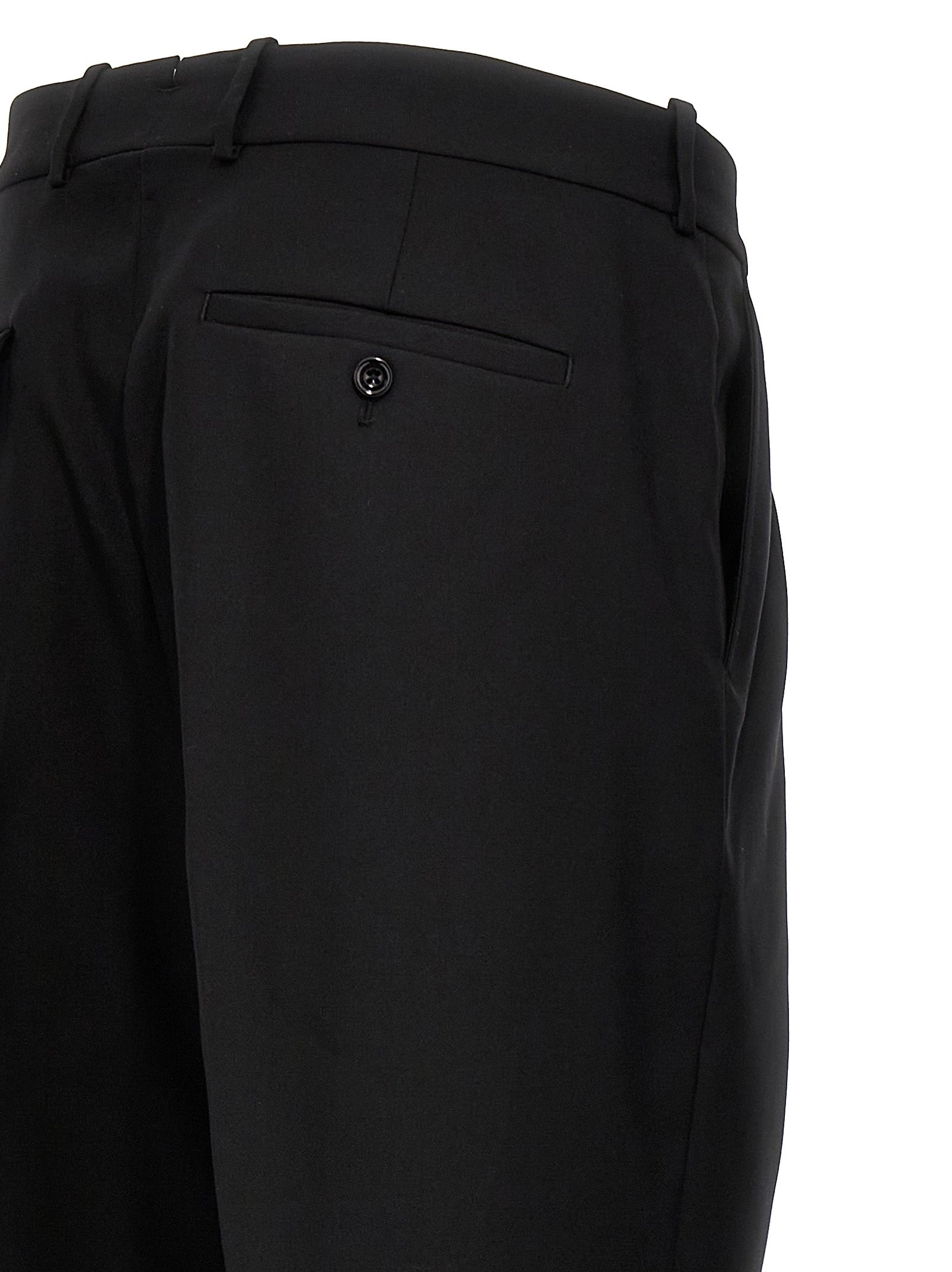 Alexander McQueen Schwarze Wollhose