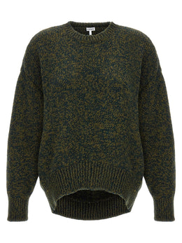 Loewe Zweifarbige Strickjacke aus Elasthan