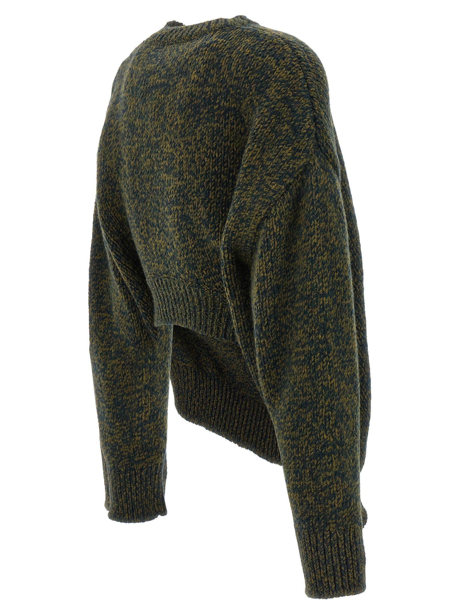 Loewe Zweifarbige Strickjacke aus Elasthan