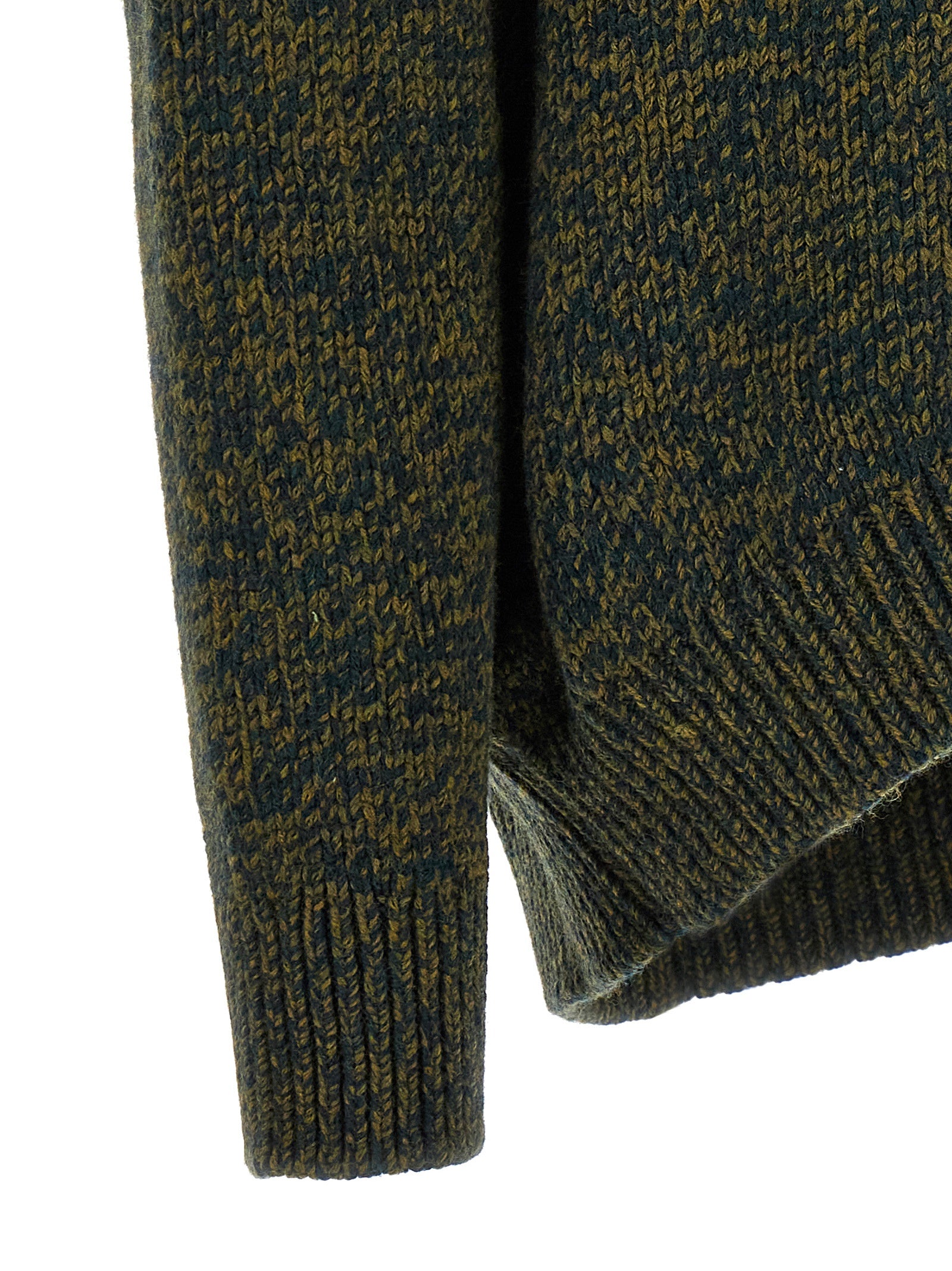 Loewe Zweifarbige Strickjacke aus Elasthan