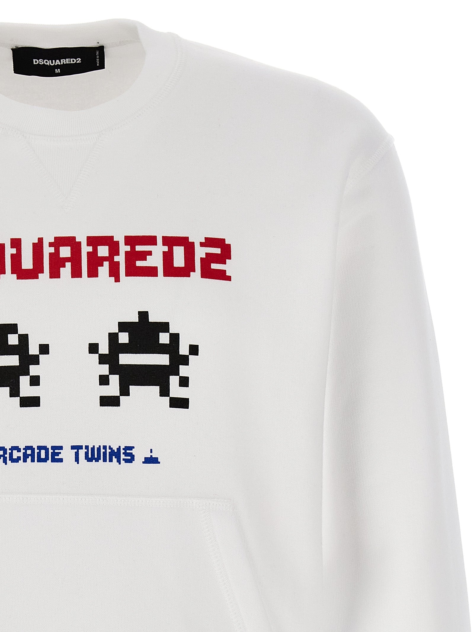 Dsquared² Weißes Baumwoll-Sweatshirt