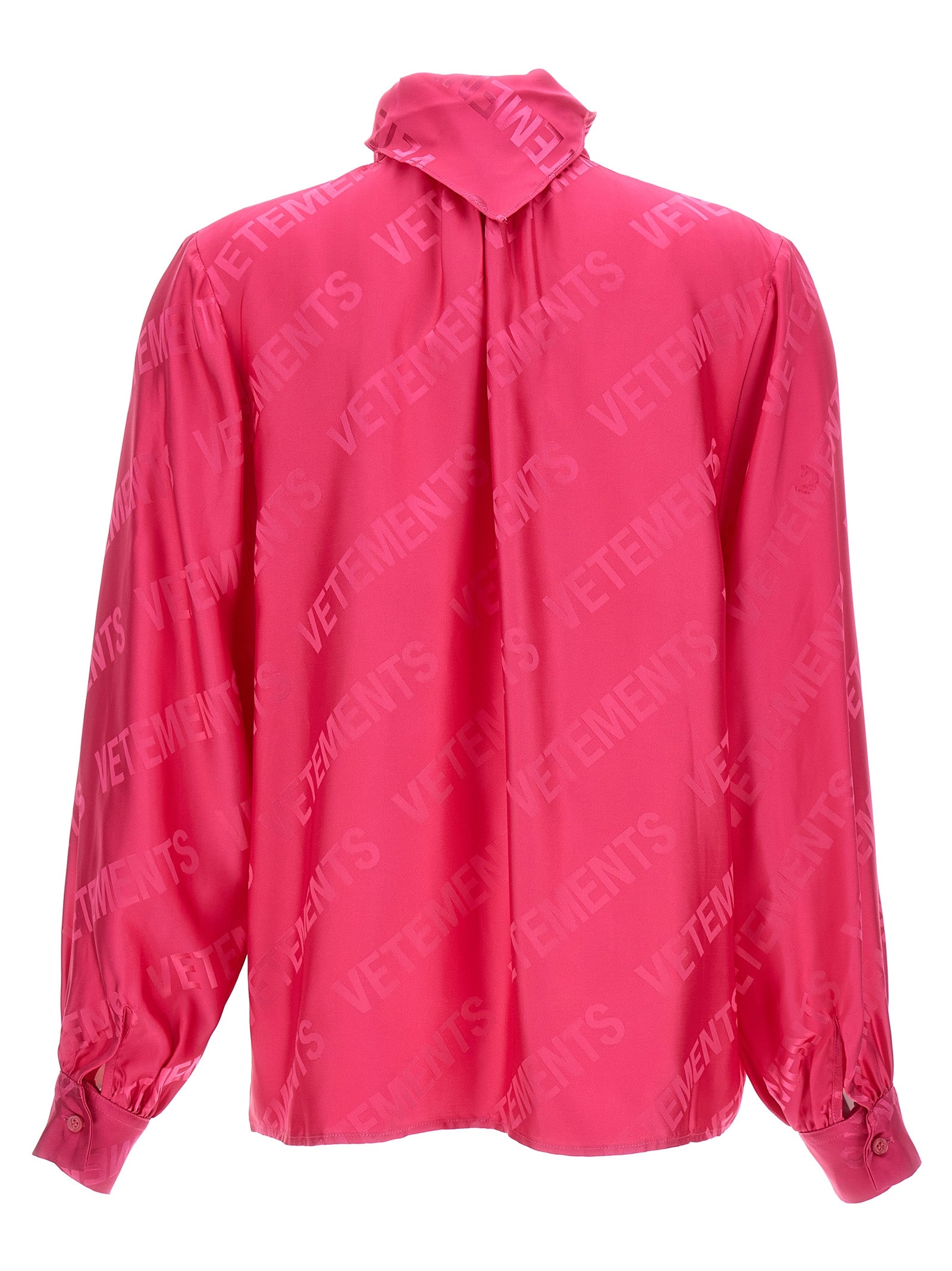 Vetements Fuchsia Viskose-Bluse